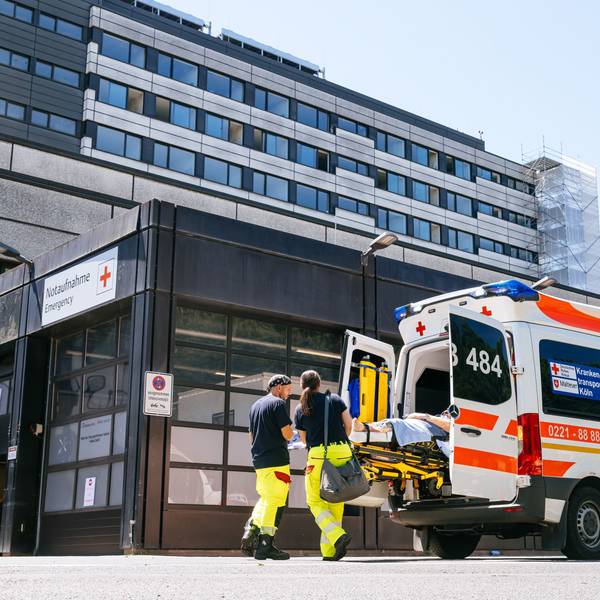 Zahlreiche Hitzeopfer kamen in Notaufnahmen, wie hier in Merheim.