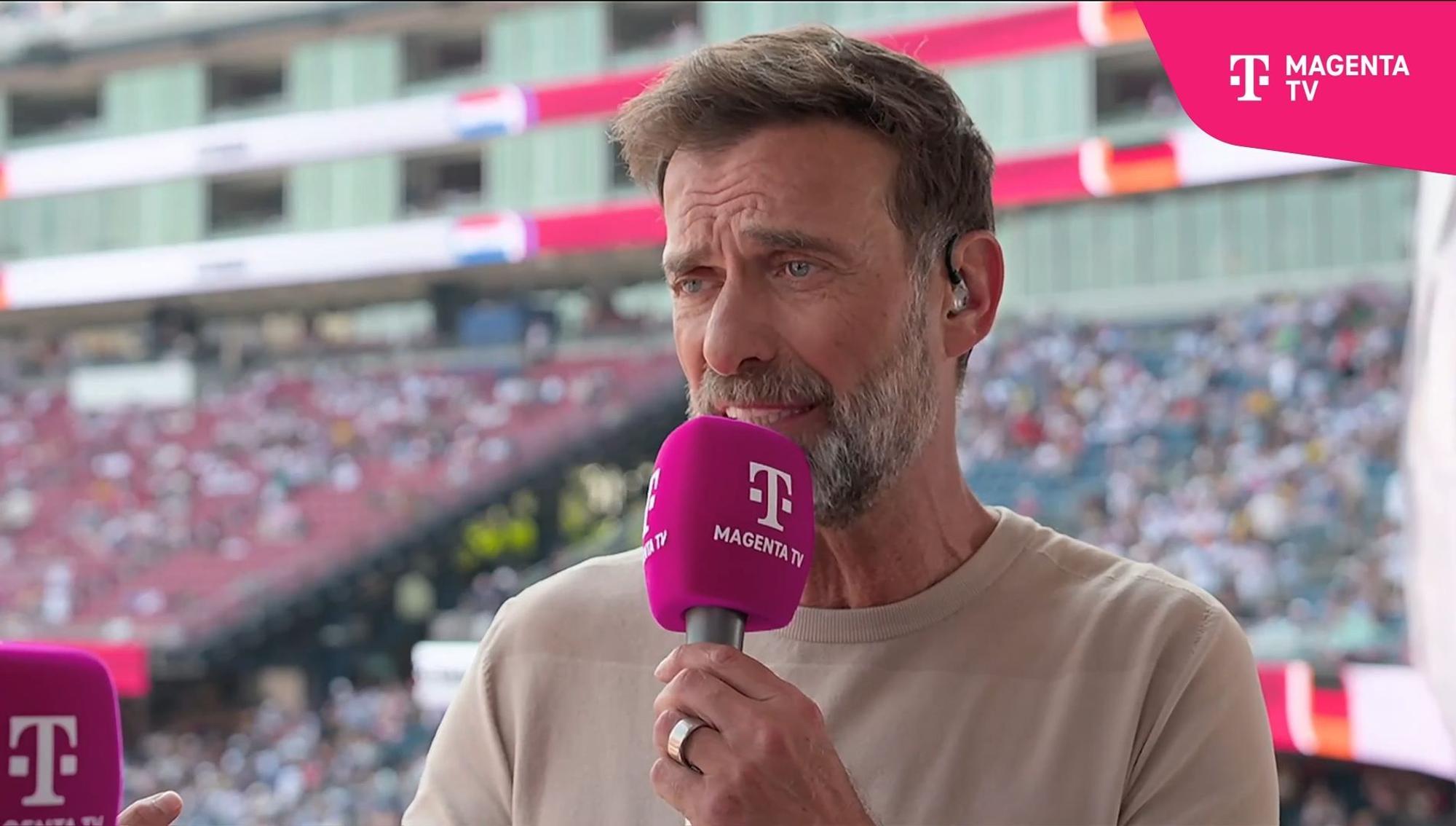 Jürgen Klopp als TV-Experte bei MagentaTV.