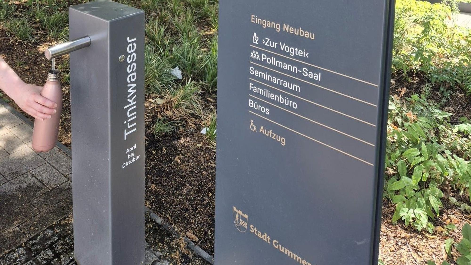 Der Trinkwasserbrunnen in Gummersbach.