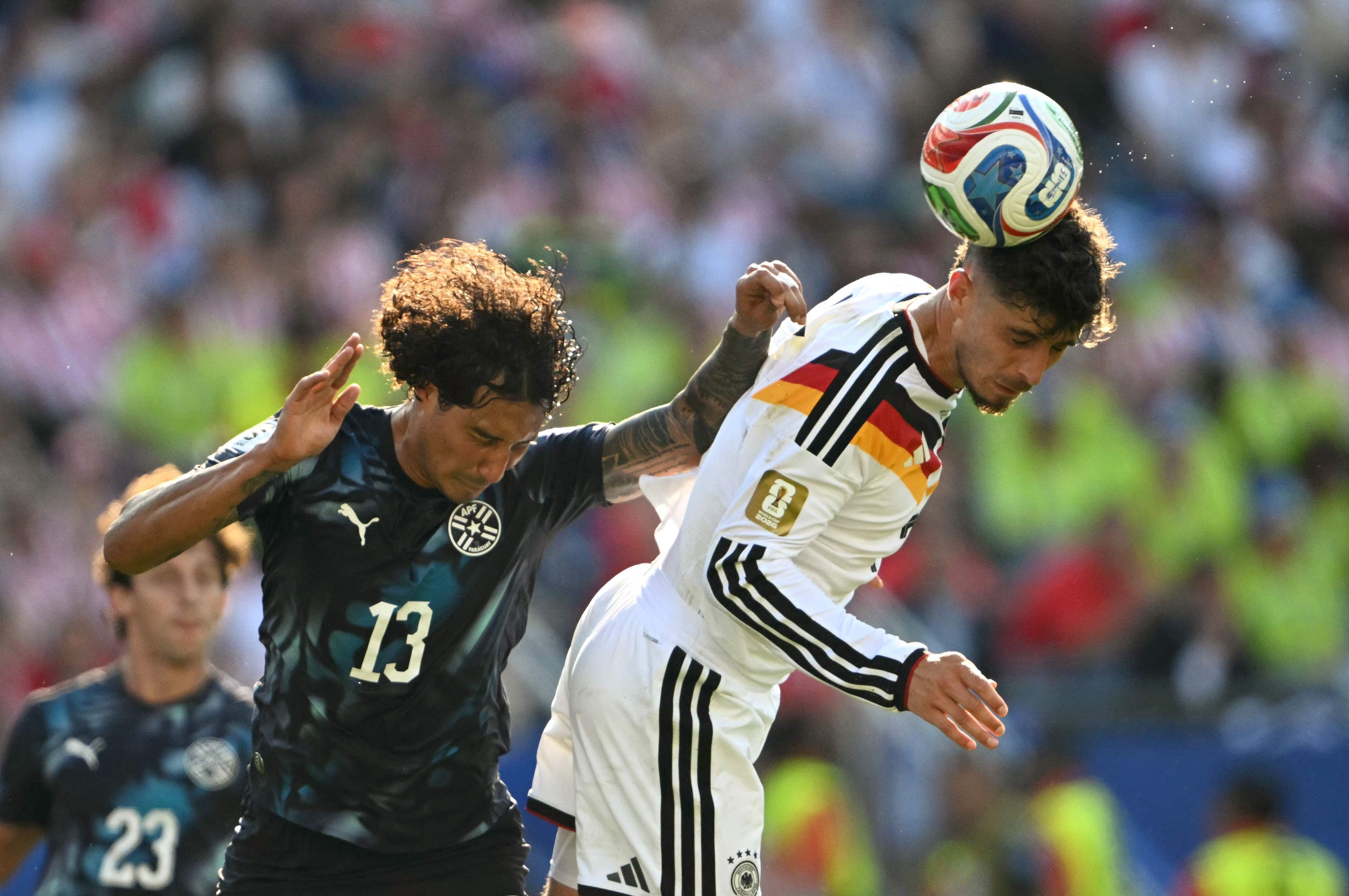 Kopfballtreffer von Kai Havertz gegen Paraguay.