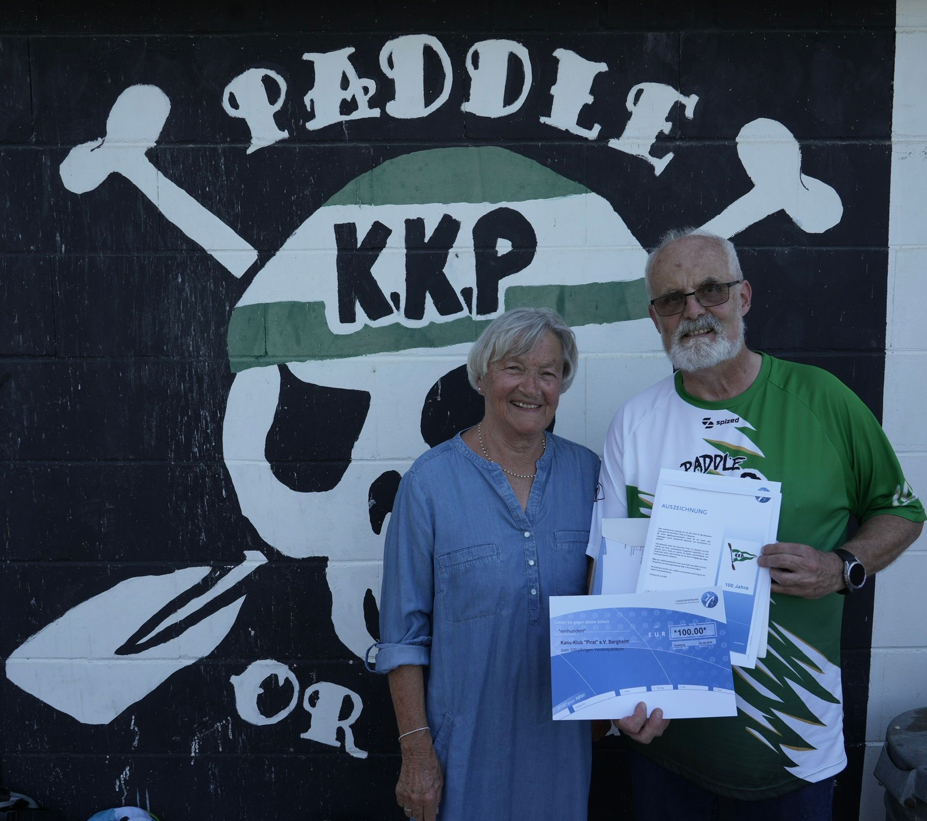 100 Jahre Kanuverein Pirat Bergheim: Rosemarie Richter und Klaus Heppelmann