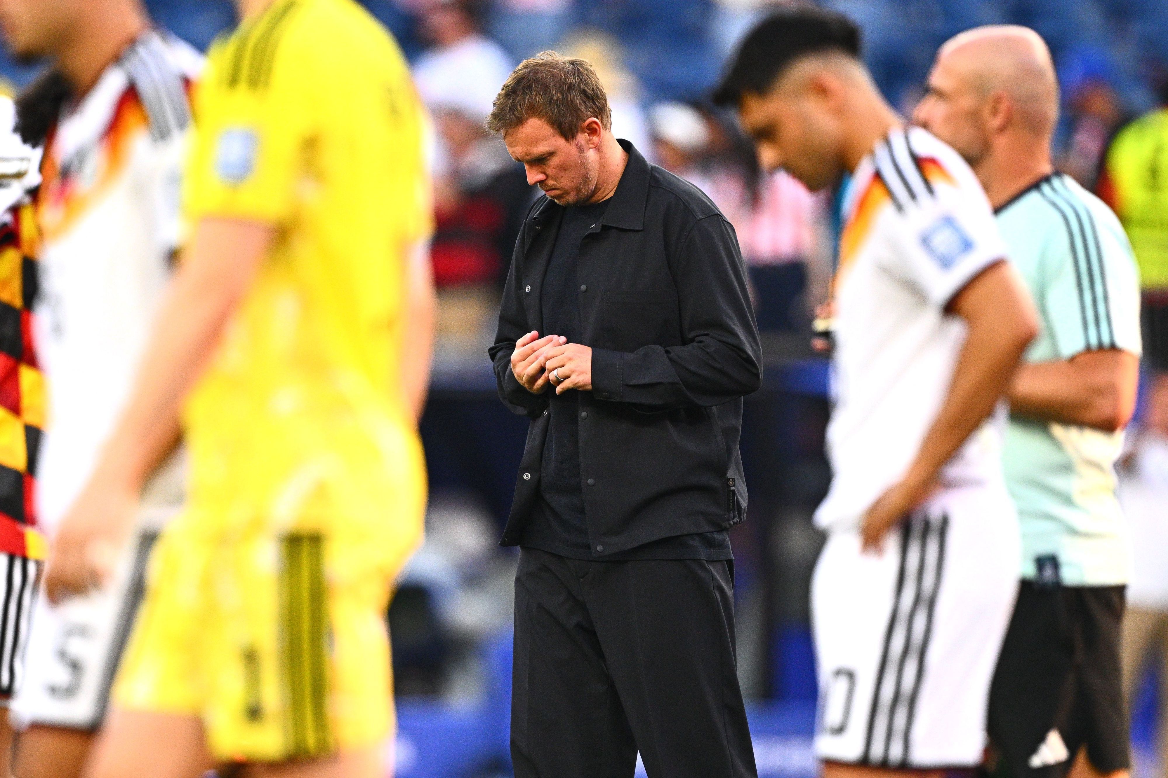 Julian Nagelsmann enttäuscht beim WM-Aus.