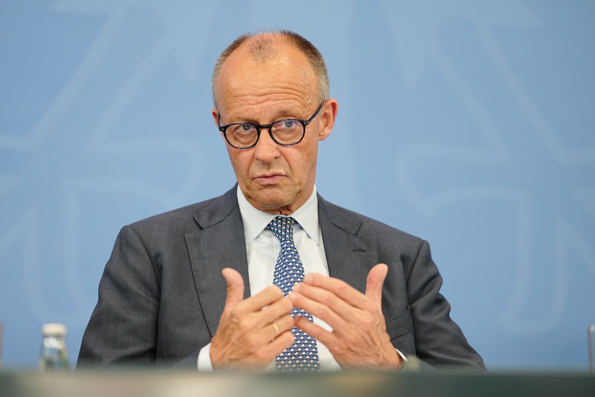 CDU-Chef Friedrich Merz hat sich im Wahlkampf für den Umbau des Bürgergelds eingesetzt. (Archivbild)