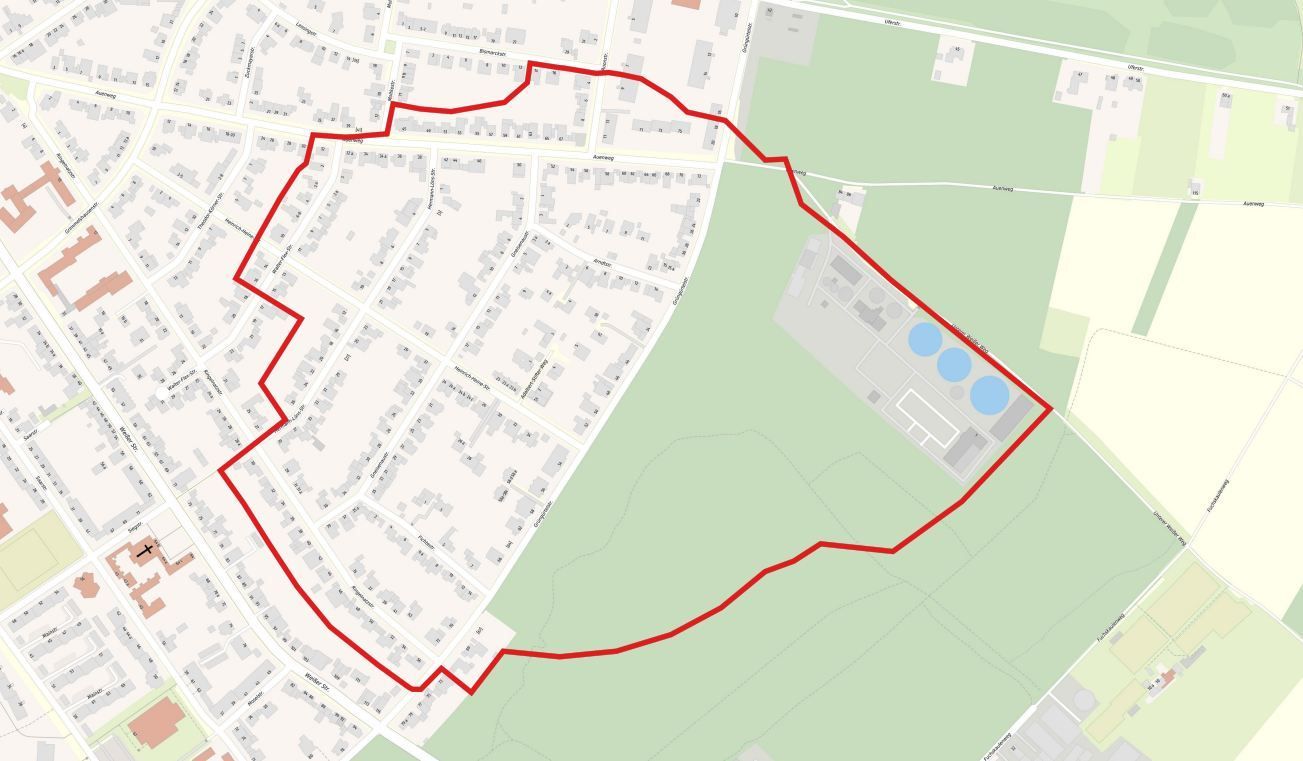 Der endgültige Gefahrenbereich wurde vom KBD mit einem Radius von 300 Metern festgelegt.