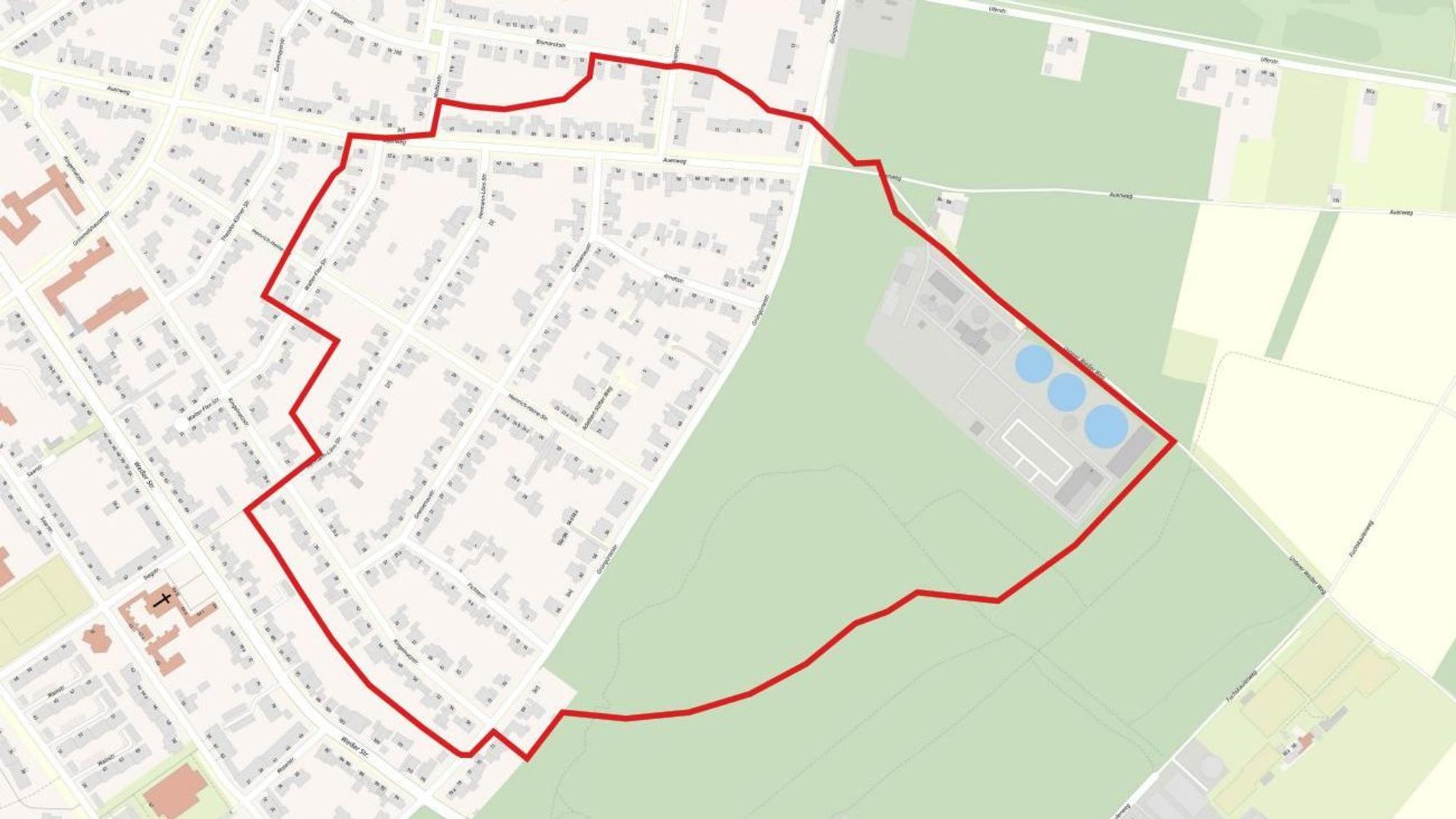 Der endgültige Gefahrenbereich wurde vom KBD mit einem Radius von 300 Metern festgelegt.