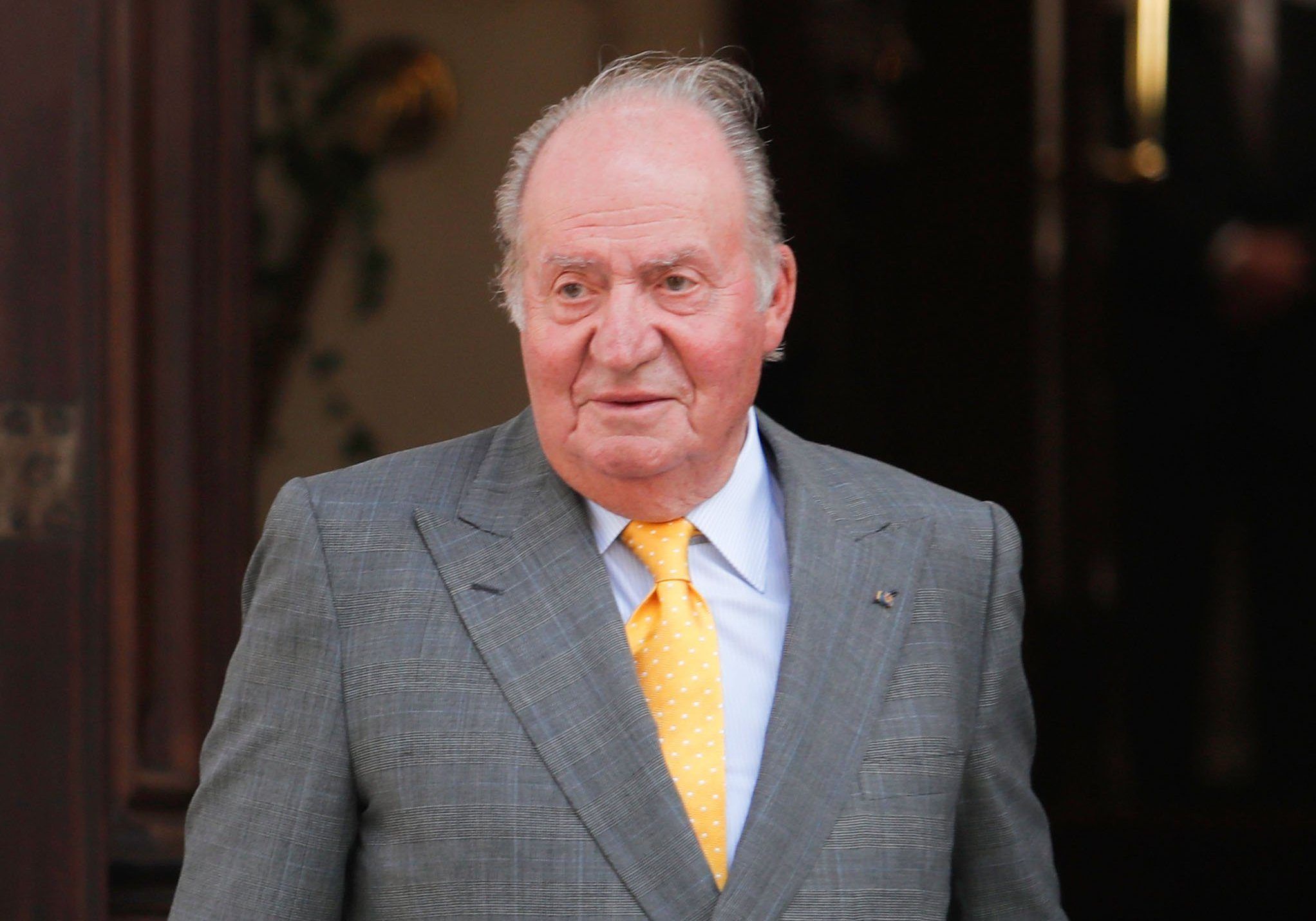Juan Carlos, ehemaliger König von Spanien, kommt in die Diplomatische Akademie Chiles.
