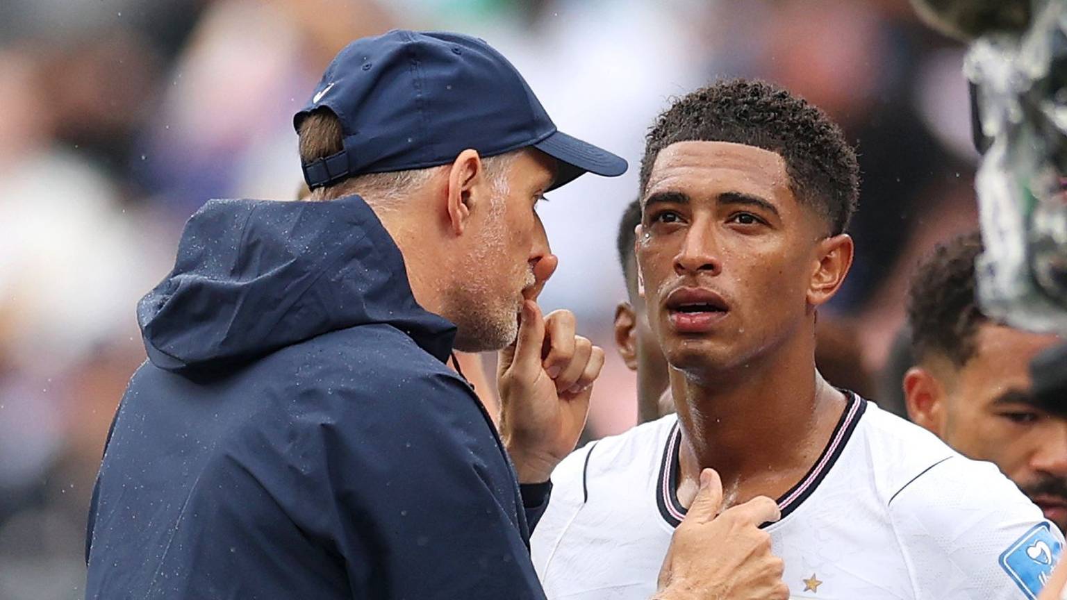 England-Star Jude Bellingham und sein deutscher Trainer Thomas Tuchel träumen vom WM-Titel. (Bild: 2026 Getty Images/Richard Pelham)