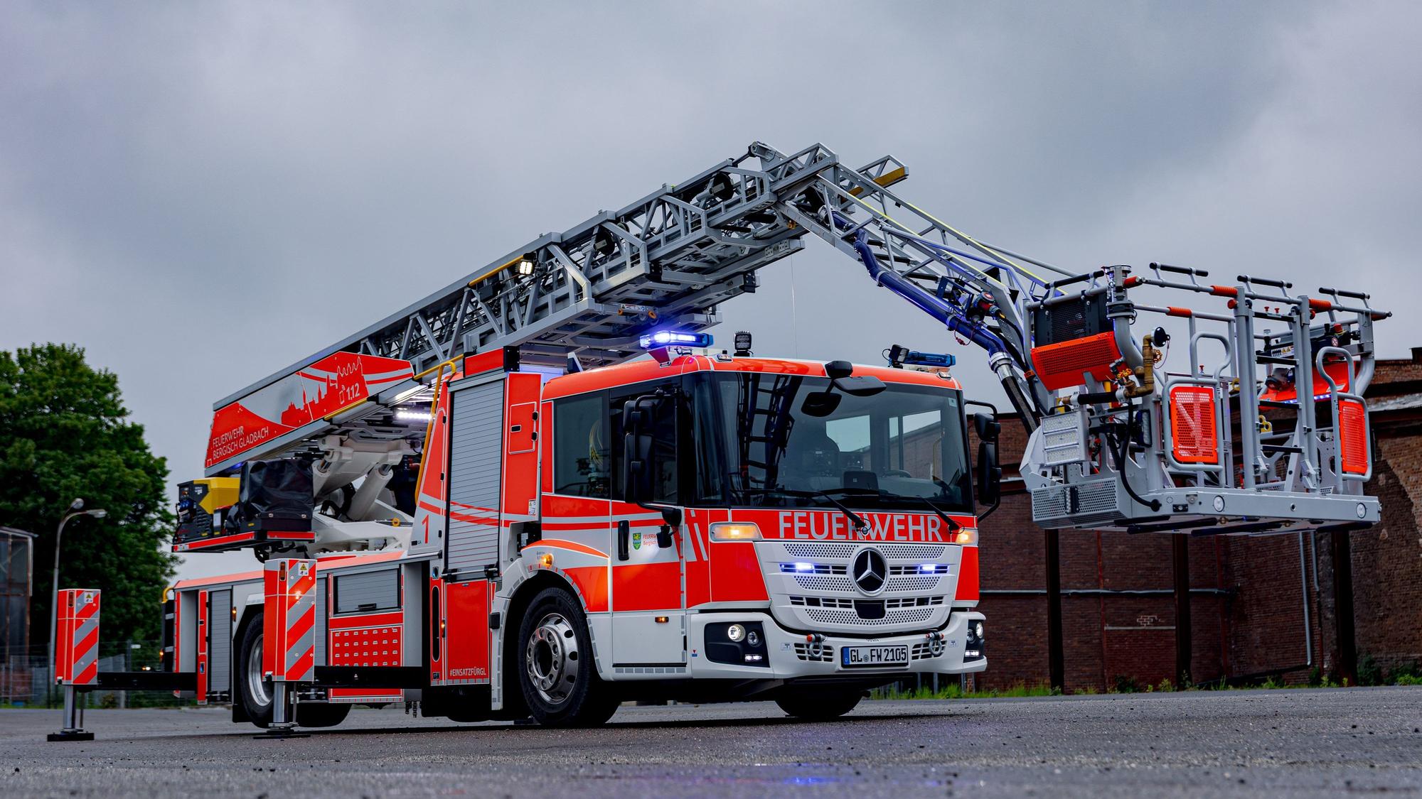 Die neue Drehleiter der Feuer- und Rettungswache 1