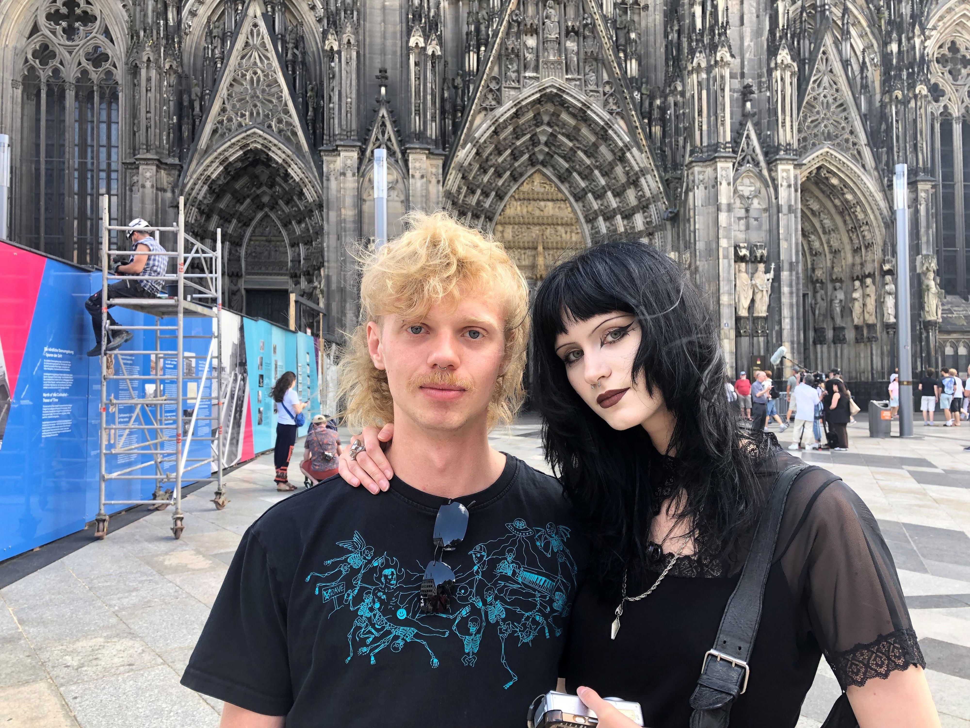 Bartosz Slezak und Suzanna Rajkowska aus Warschau