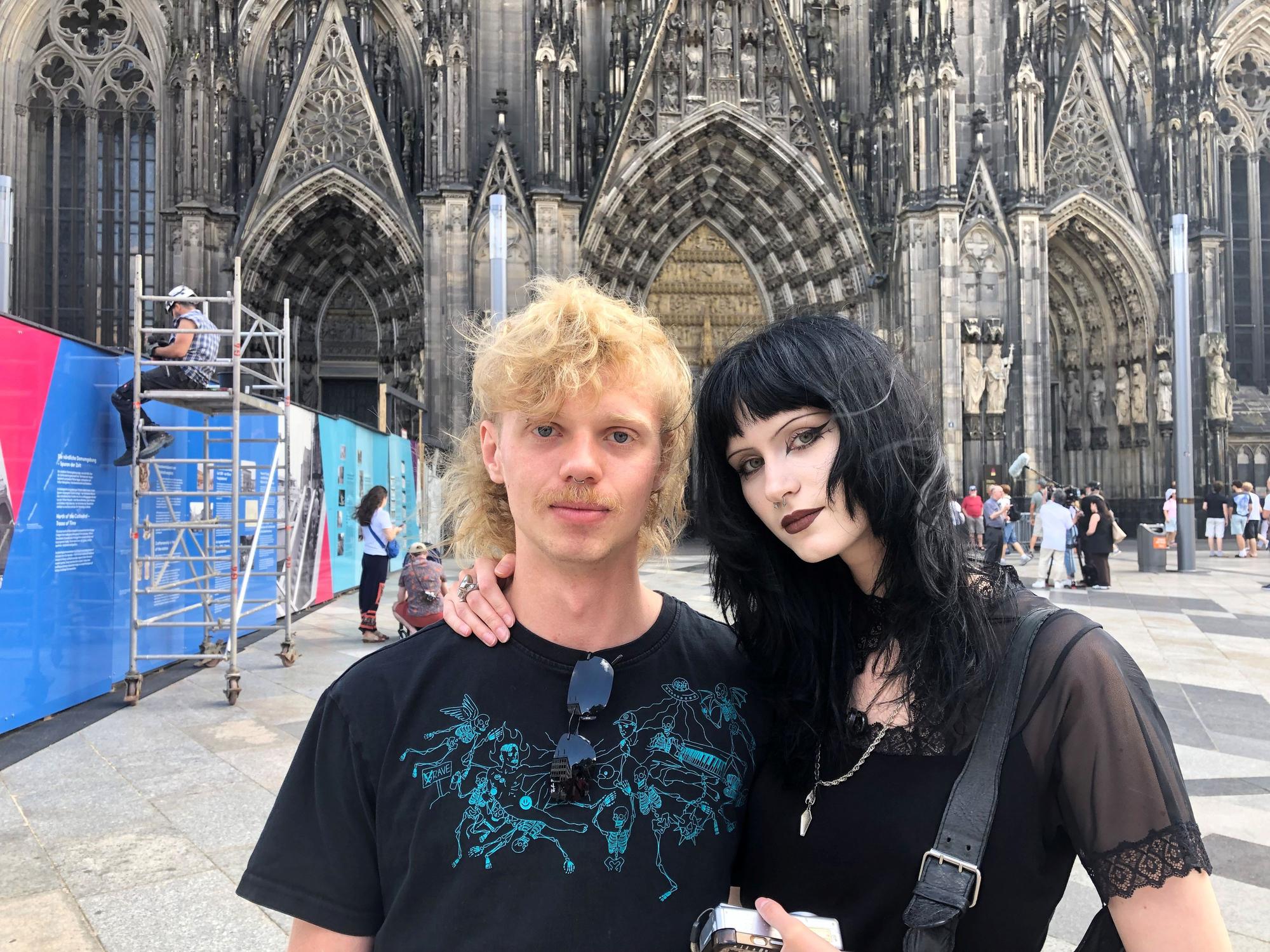 Bartosz Slezak und Suzanna Rajkowska aus Warschau