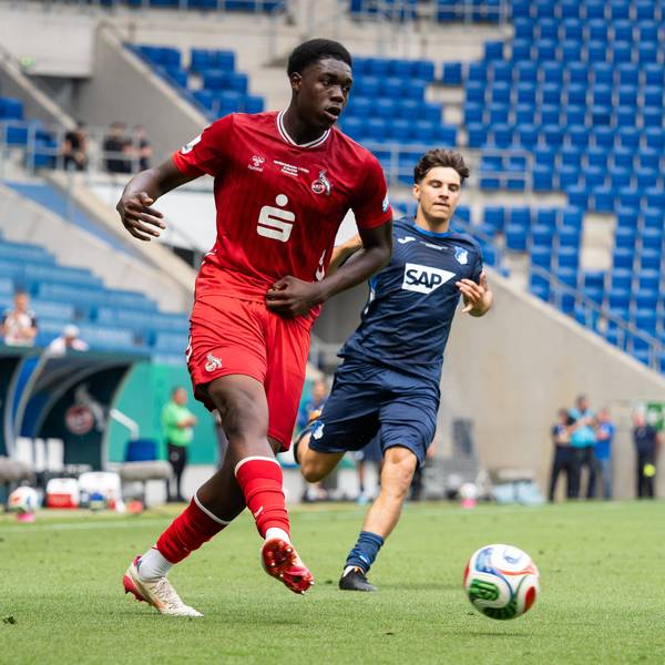 Assad Kotya-Fofana 1. FC Koeln U19, 05 am Ball GER, TSG Hoffenheim vs 1. FC Koeln, Fussball, Finale Deutsche Meisterschaft A-Junioren U19, Spielzeit 2025/2026, 31.05.2026 GER, TSG Hoffenheim vs 1. FC Koeln, Fussball, Finale Deutsche Meisterschaft A-Junioren U19, Spielzeit 2025/2026, 31.05.2026 Sinsheim *** Assad Kotya Fofana 1 FC Koeln U19, 05 on the ball GER, TSG Hoffenheim vs 1 FC Koeln, Football, Final German Championship A Juniors U19 , Season 2025 2026, 31 05 2026 GER, TSG Hoffenheim vs 1 FC Koeln, Football, Final German Championship A Juniors U19 , Season 2025 2026, 31 05 2026 Sinsheim Copyright: xEibner-Pressefoto/CarstenxSchwerx EP_CSG