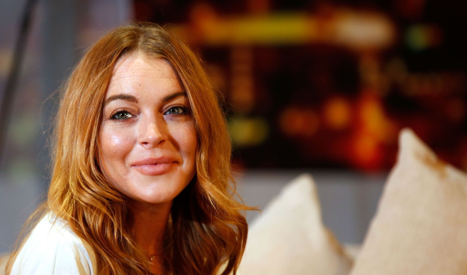 2014 machte Lindsay Lohan einen Schritt in Richtung Karriere-Comeback und gab ihr Theaterdebüt in „Speed-the-Plow“ im Londoner Westend.  (Bild: Getty Images / Tim P. Whitby)