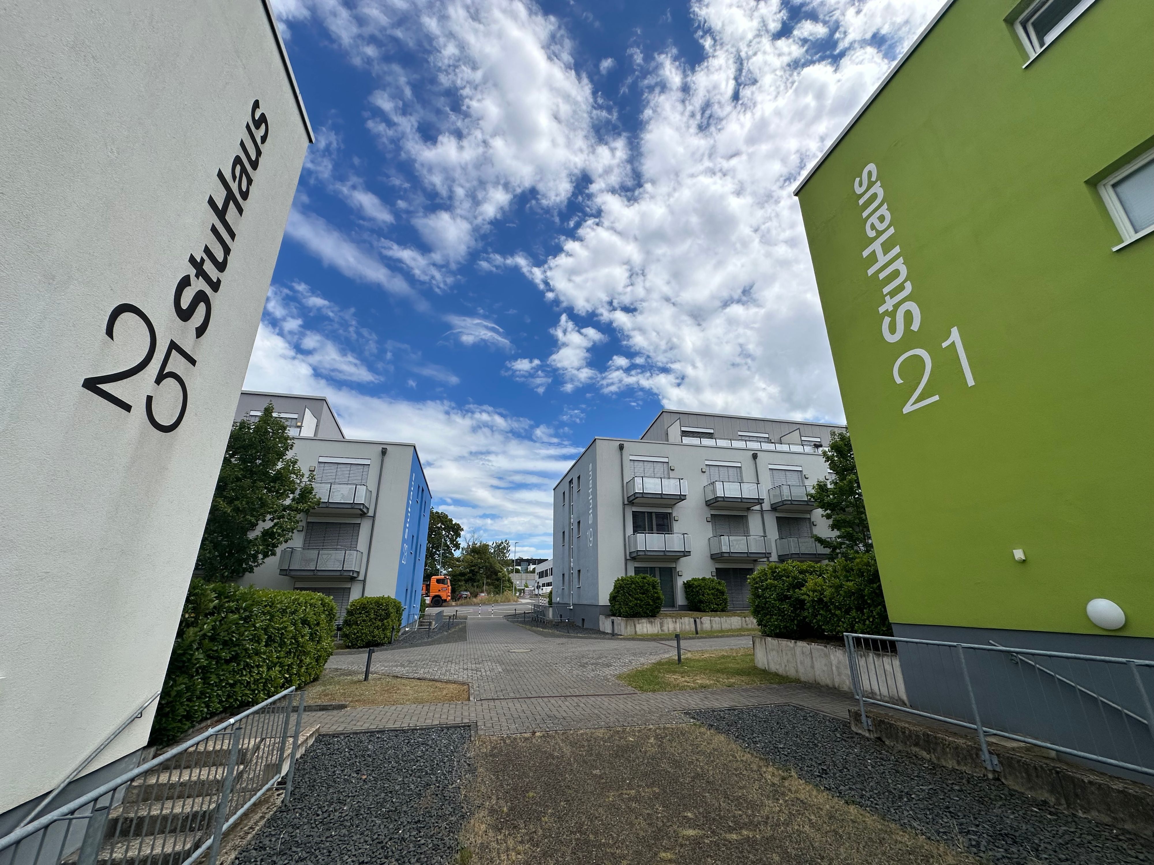 Studentenwohnheime der Hochschule Bonn-Rhein-Sieg in Sankt Augustin.