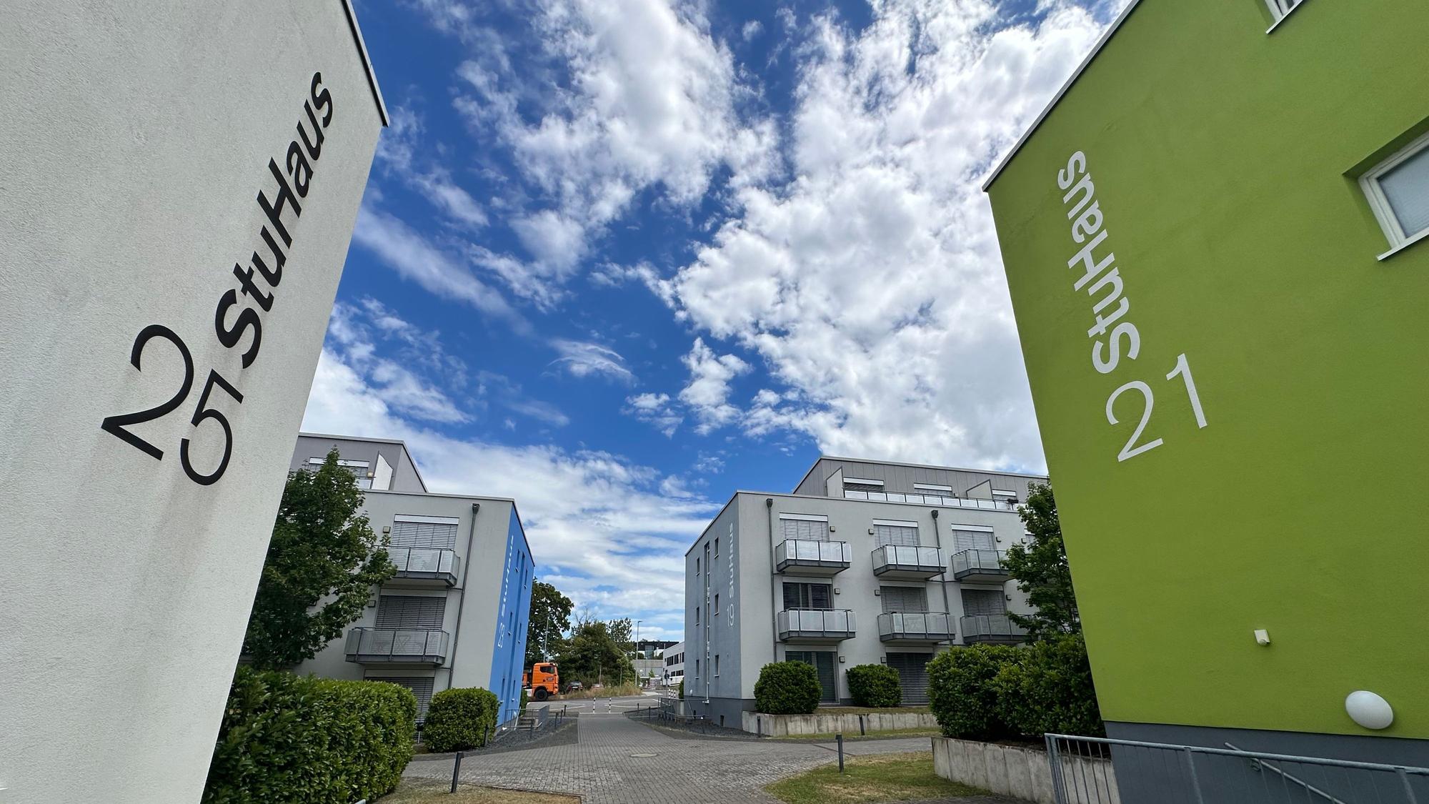 Studentenwohnheime der Hochschule Bonn-Rhein-Sieg in Sankt Augustin.