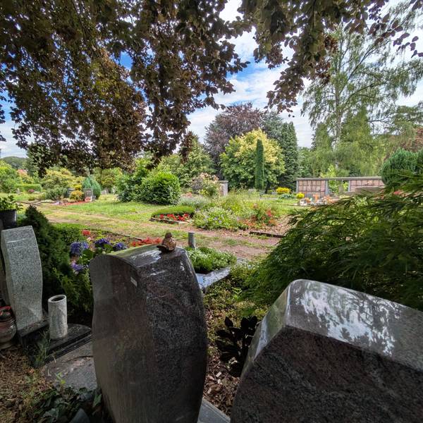 Blick über den Friedhof in Burscheid