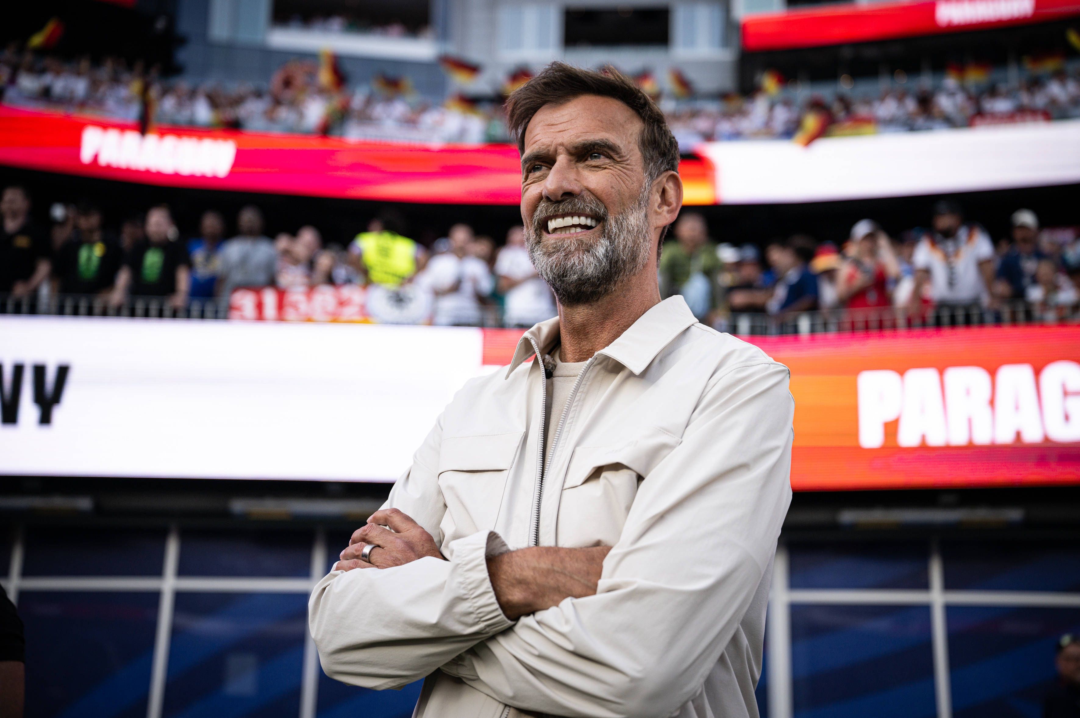 Jürgen Klopp bei einem Deutschland-Spiel bei der WM 2026.