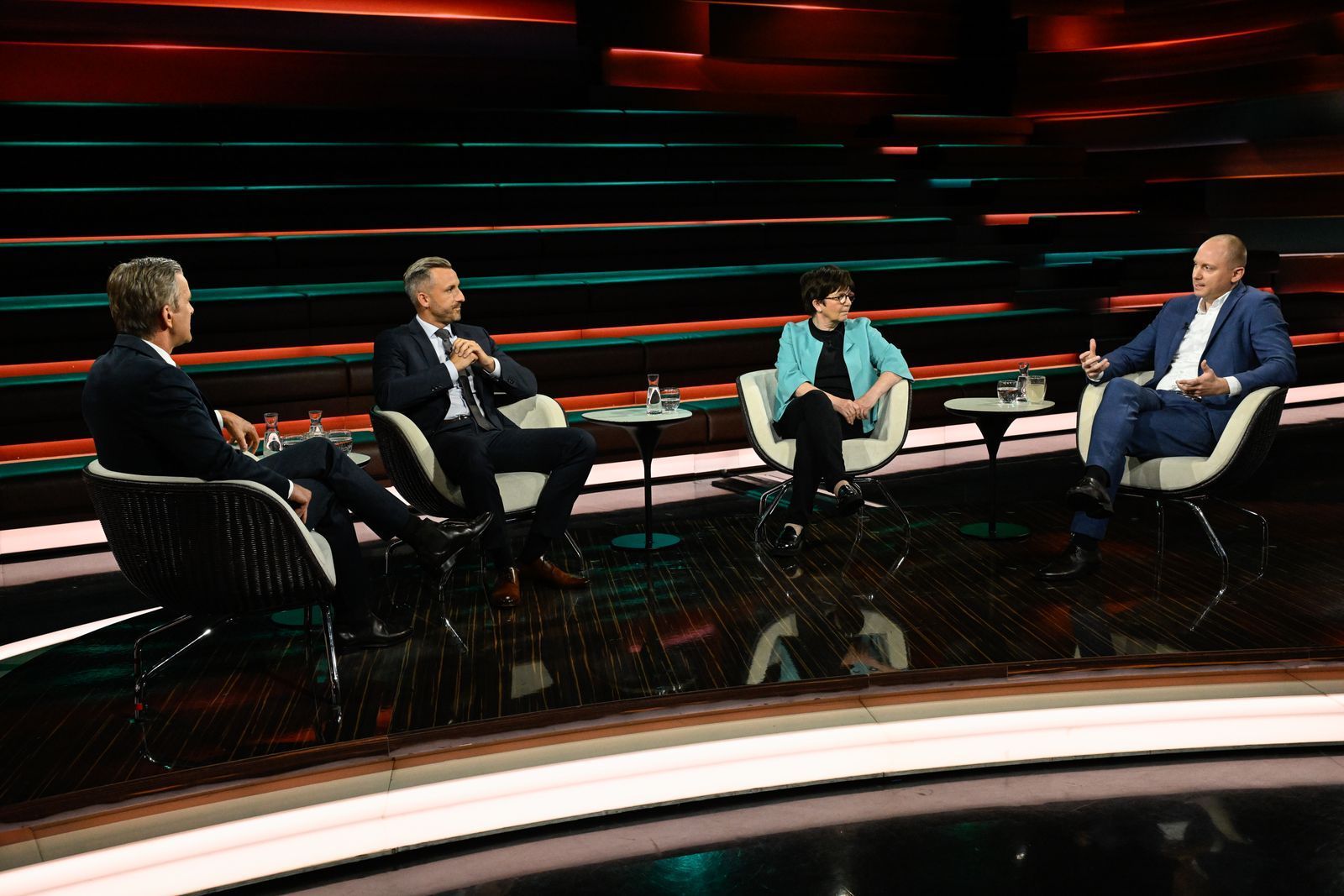 Am Donnerstagabend war die politische Zukunft in Sachsen-Anhalt das Thema im ZDF-Polittalk „Markus Lanz“. (Bild: ZDF / Markus Hertrich)