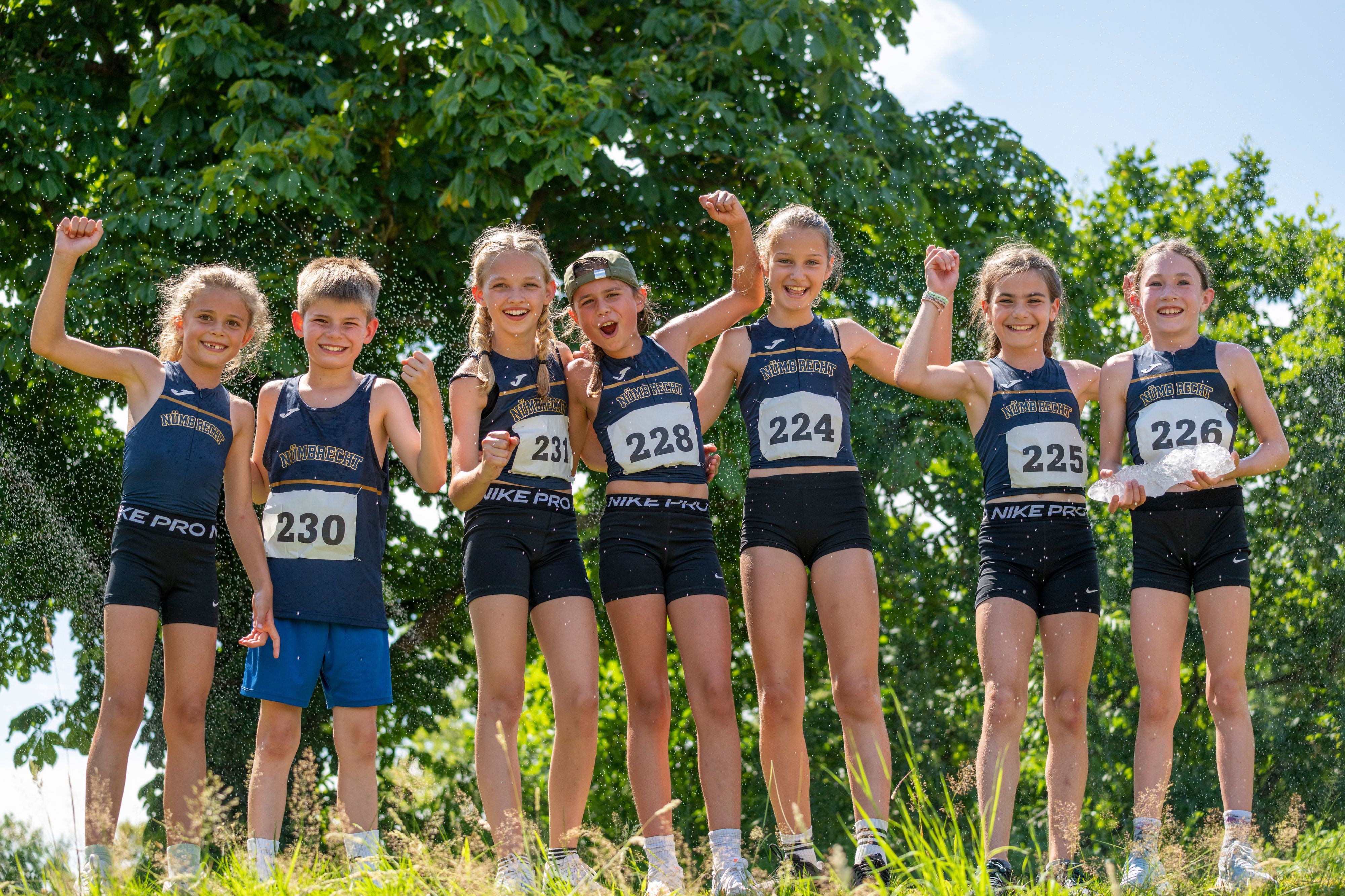 Das Wettkampfdebüt in Troisdorf hat den Nümbrechter Leichtathleten sichtlich Spaß gemacht.