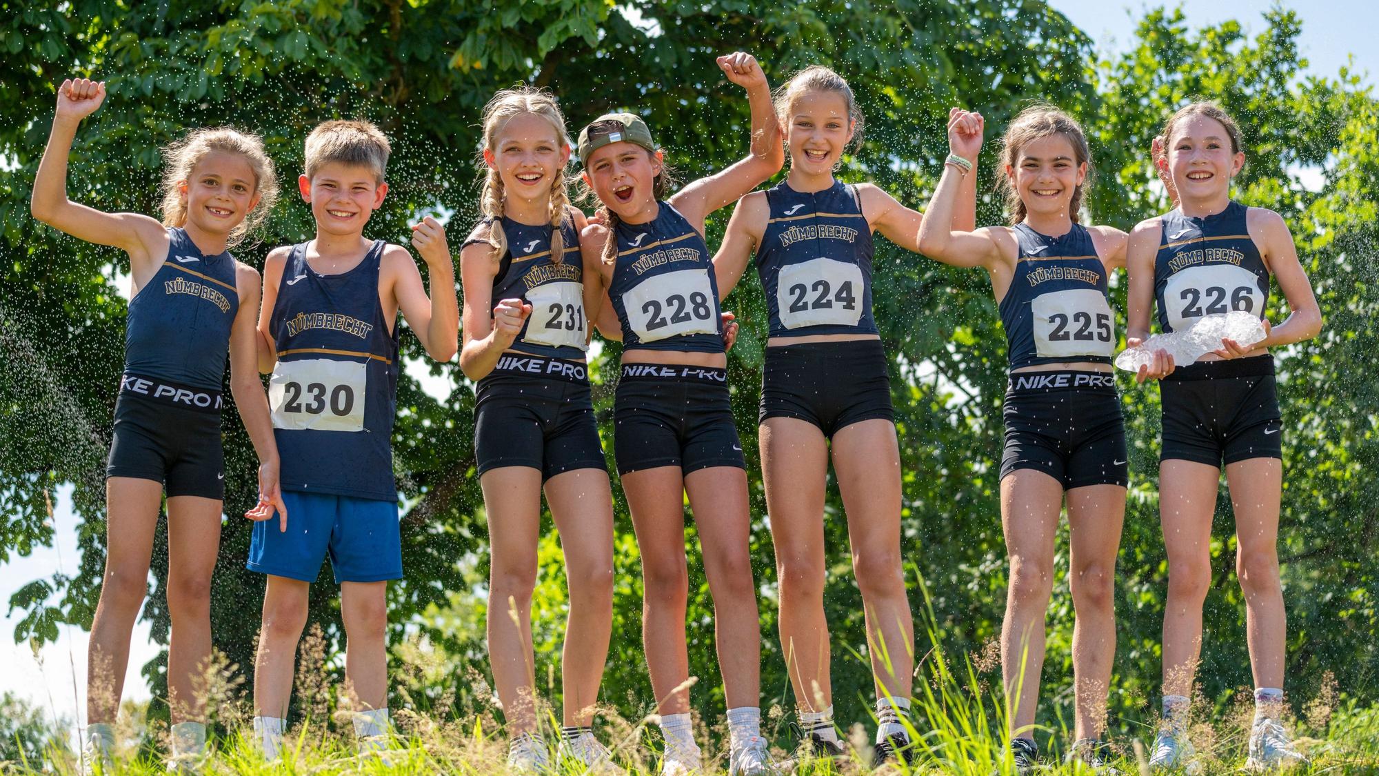 Das Wettkampfdebüt in Troisdorf hat den Nümbrechter Leichtathleten sichtlich Spaß gemacht.