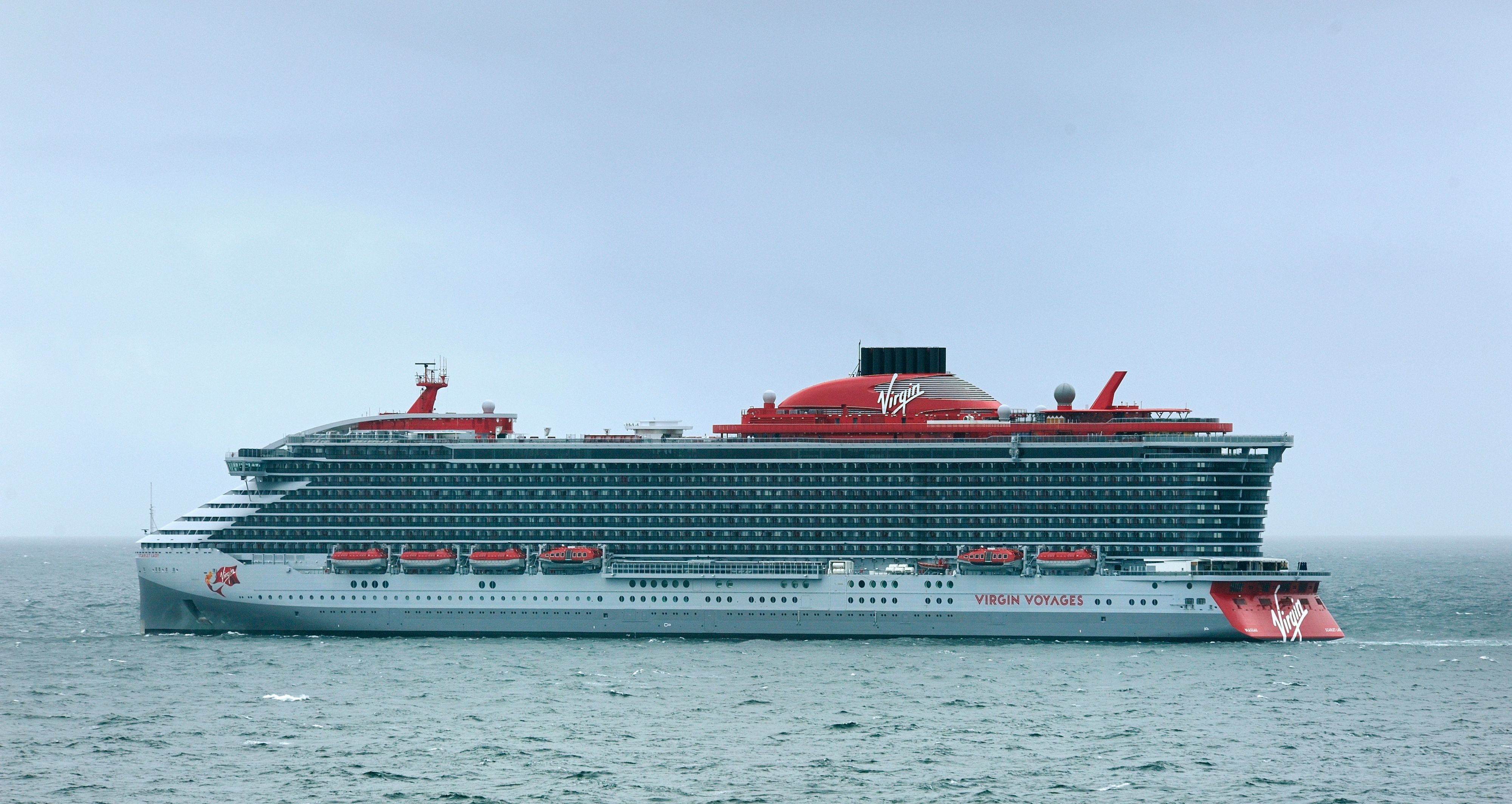 Die „Scarlet Lady“ von Virgin Voyages