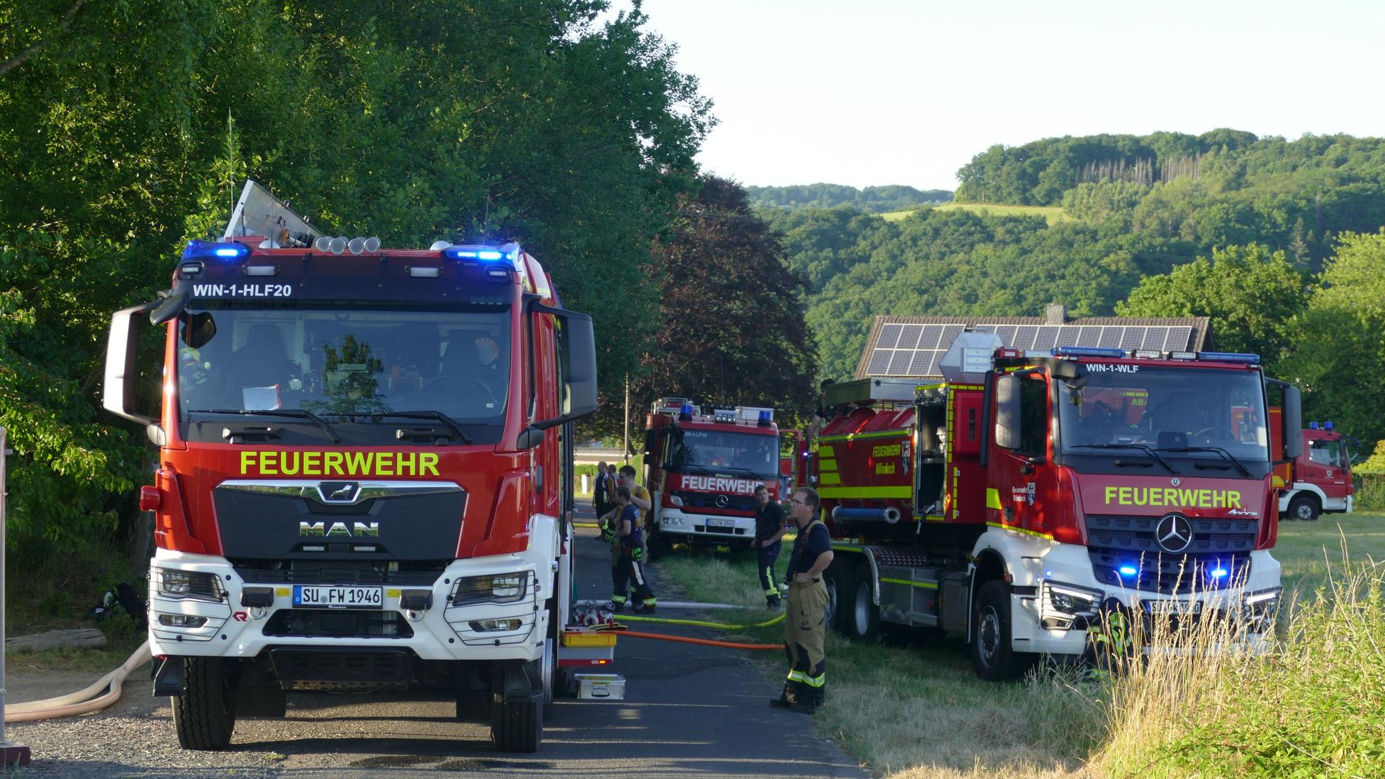 Die Feuerwehr war mit einem Großaufgebot vor Ort. Archivfoto.