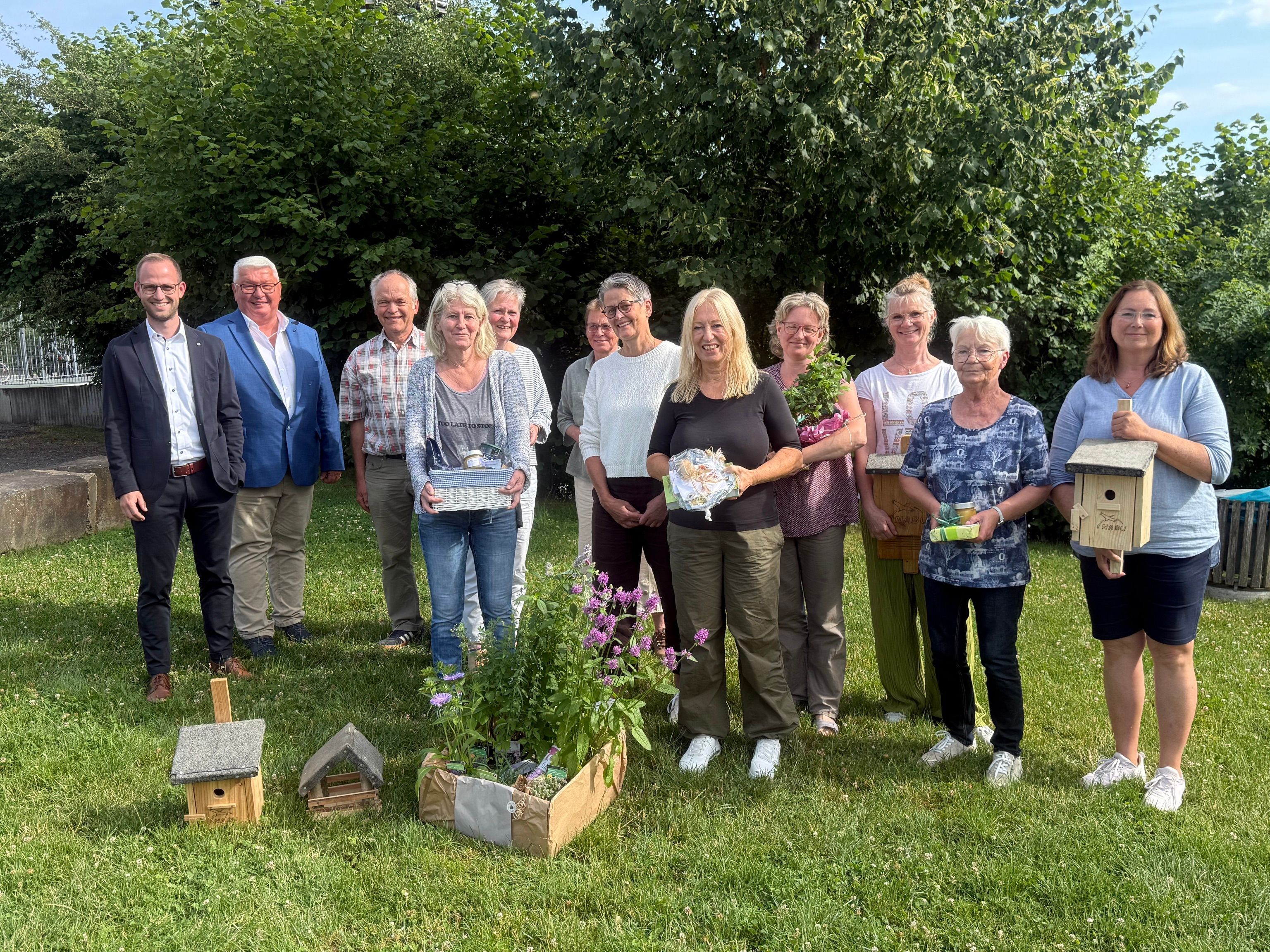 Die Gewinner des ersten Gartenwettbewerbs wurden im Naturerlebnispark Panarbora ausgezeichnet.