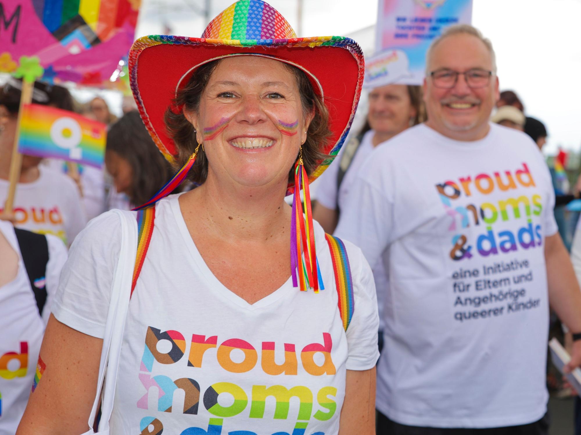 05.07.2026: Gabi Tylla.Cologne Pride 2026(CSD-Parade 2026) auf der Hohenzollernbrücke in Köln.Foto:Dirk Borm