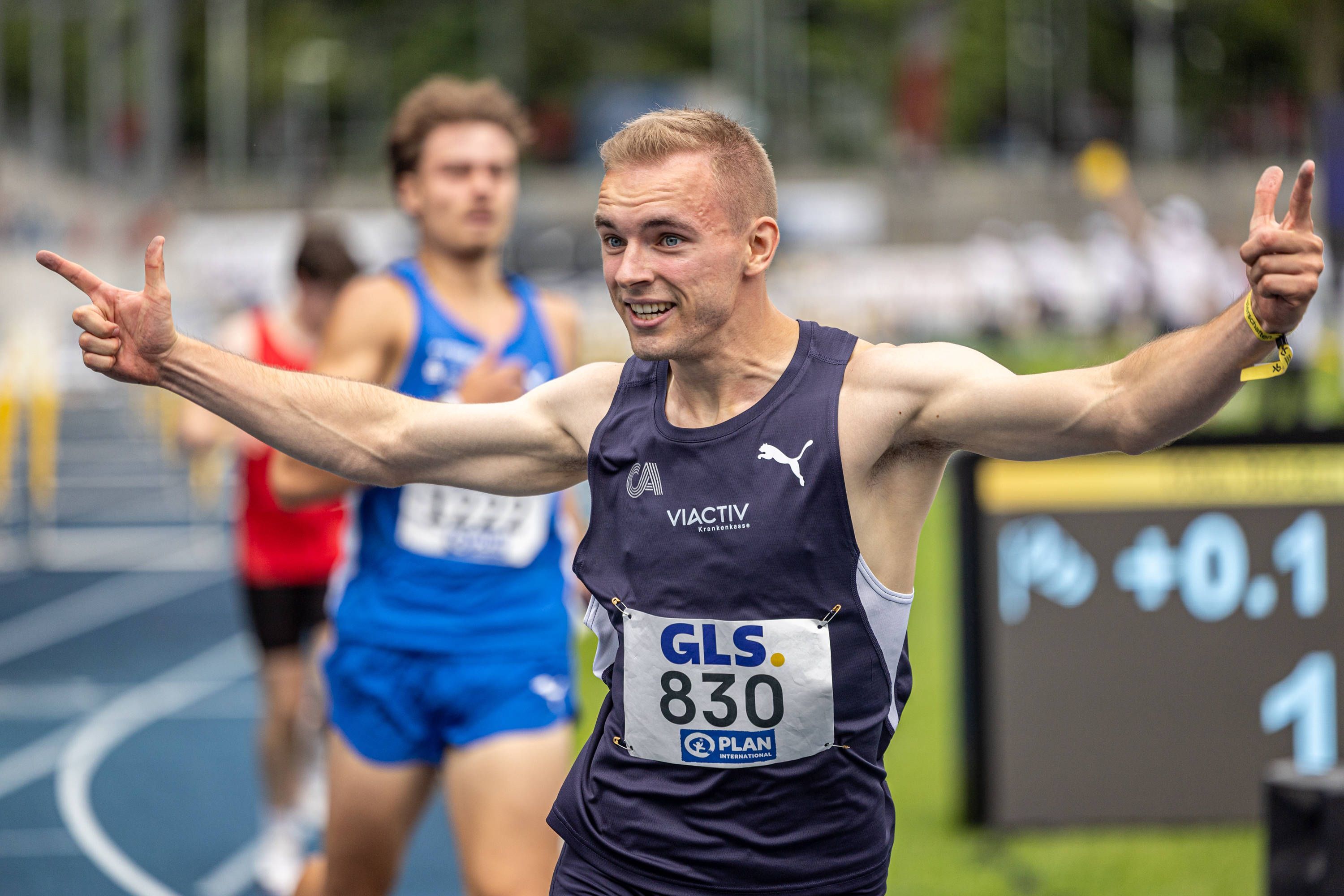 Deutsche Meisterschaften U23/U18 Bochum-Wattenscheid, 05.07.2026 Timon Dethloff Cologne Athletics Deutsche Meisterschaften U23/U18 im Lohrheide-Stadion in Bochum-Wattenscheid am 05.07.2026, Nordrhein-Westfalen. *** German U23 and U18 Championships, Bochum-Wattenscheid, July 5, 2026, Timon Dethloff, Cologne Athletics German U23 and U18 Championships at Lohrheide Stadium in Bochum-Wattenscheid on July 5, 2026, North Rhine-Westphalia Copyright: xBEAUTIFULxSPORTS/KJPetersx