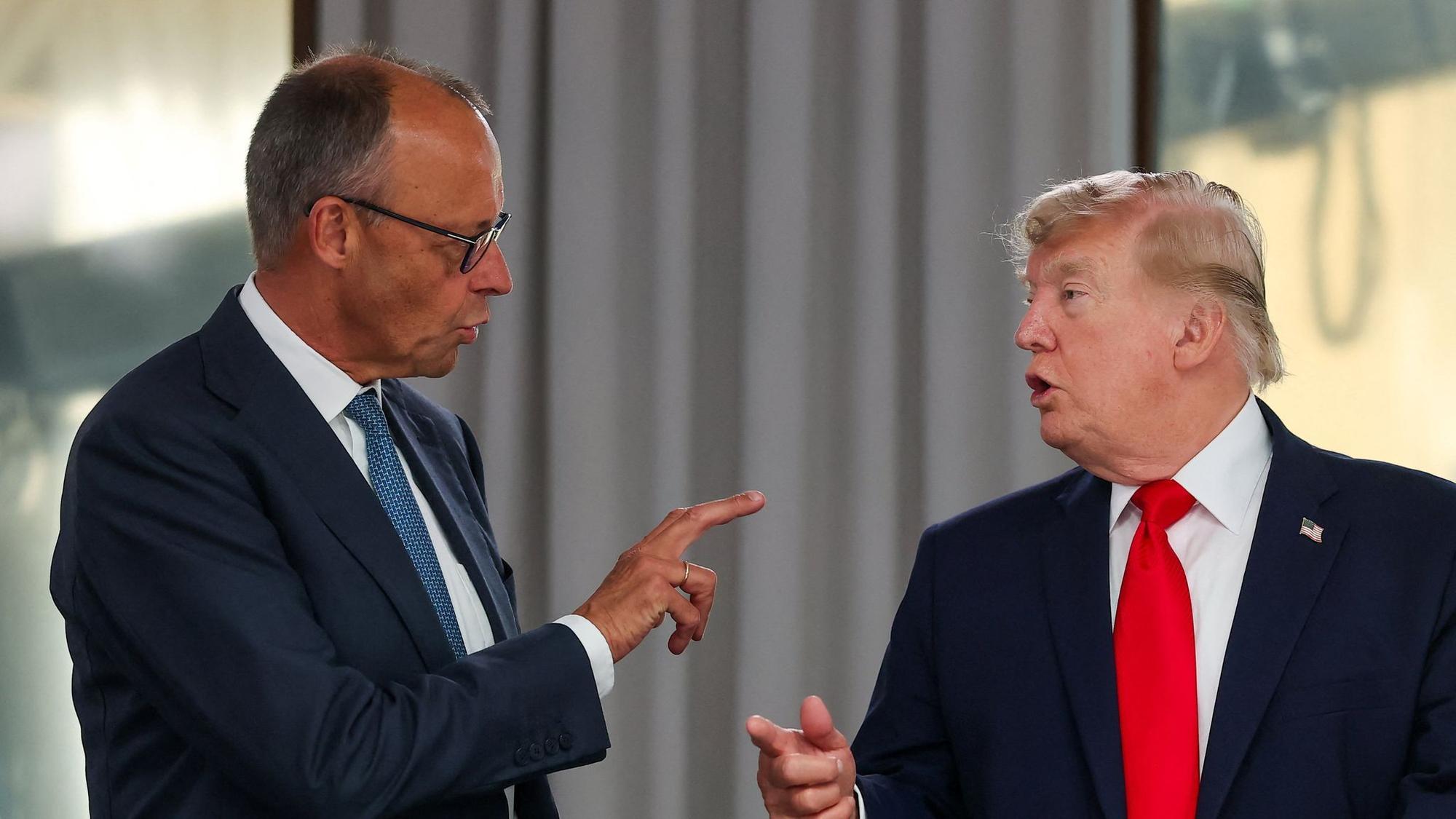 Der Kanzler stellt klar: Die von Trump verwendeten Zahlen für die Militärausgaben sind veraltet. (Archivbild)