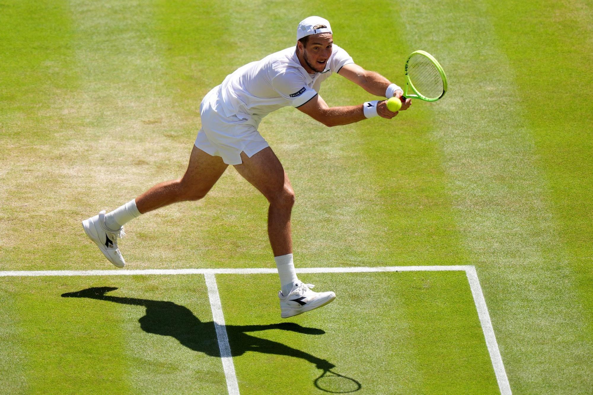 Jan-Lennard Struff begeisterte mit seiner Erfolgsserie in London.