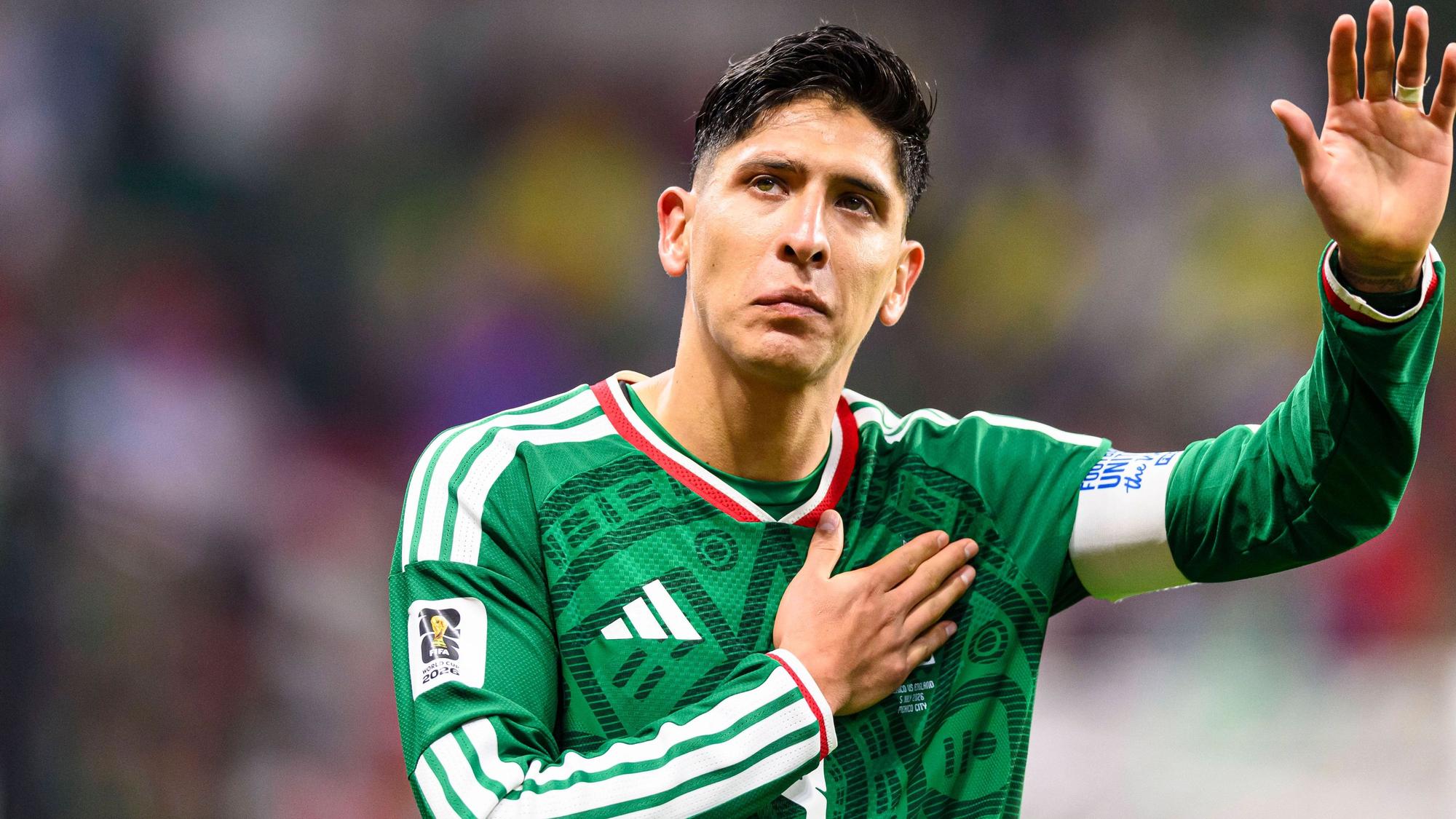 July 6, 2026, Mexico City, Mexico City, Mexico: Edson Alvarez of Mexico reacts after losing the during the FIFA World Cup, WM, Weltmeisterschaft, Fussball 2026 match between Mexico and England. Mexico hosted England at Mexico City Stadium on July 6, 2026 in Mexico City, Mexico Soccer 2026: Mexico 2:3 England - FIFA World Cup 2026 PUBLICATIONxINxGERxSUIxAUTxONLY - ZUMAf196 20260706_zsp_f196_043 Copyright: xMartinxFonsecax