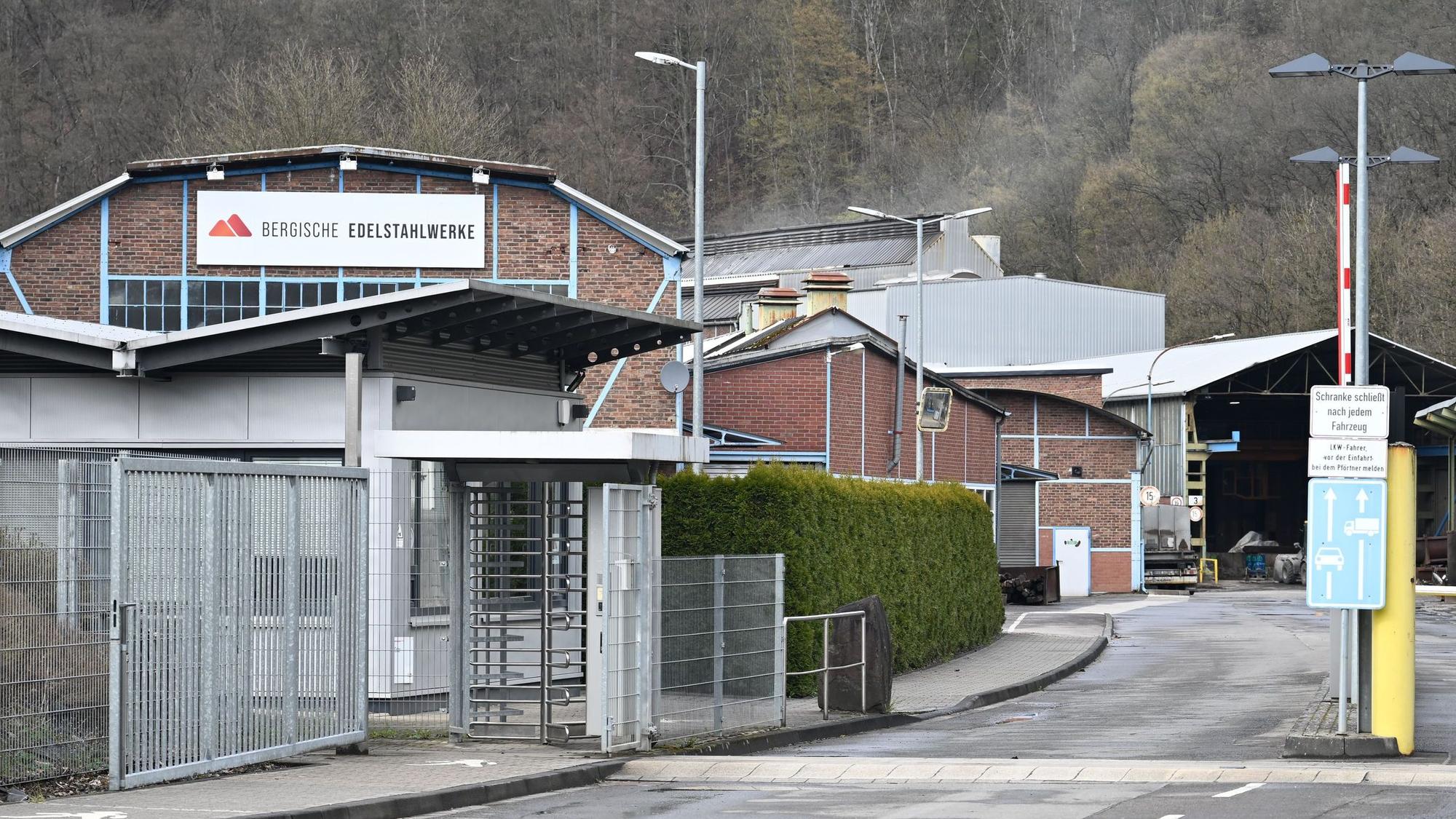 Die Bergischen Edelstahlwerke (BEW) in Ründeroth.