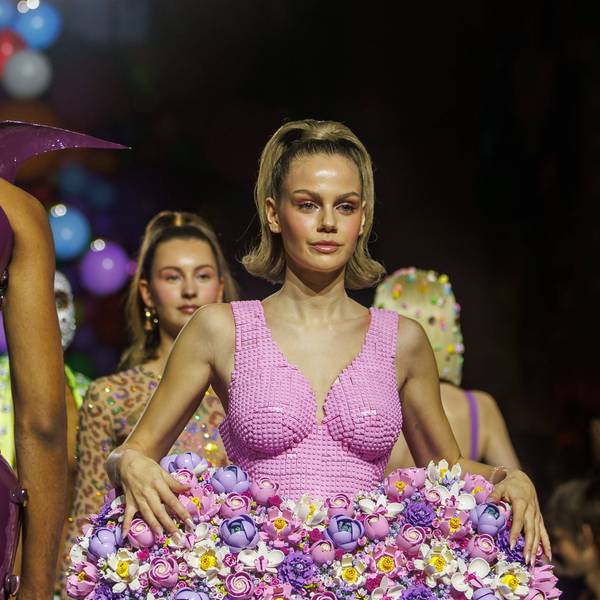 Laura „Abla“ Schmitt bei der Fashion Week in Berlin 2025.
