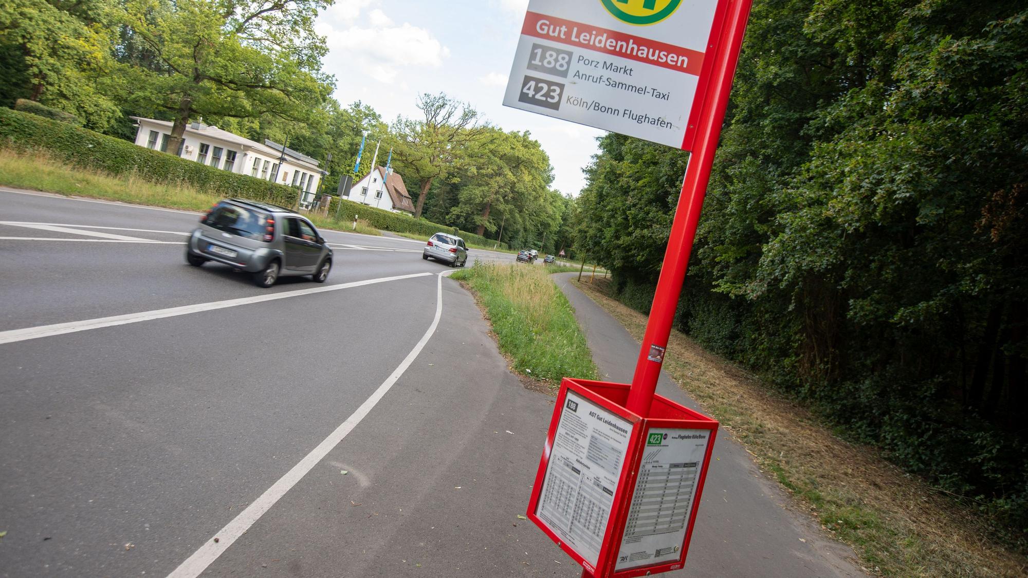 Von der Buslinie 423 soll der Halt „Gut Leidenhausen“ künftig nicht mehr angefahren werden.