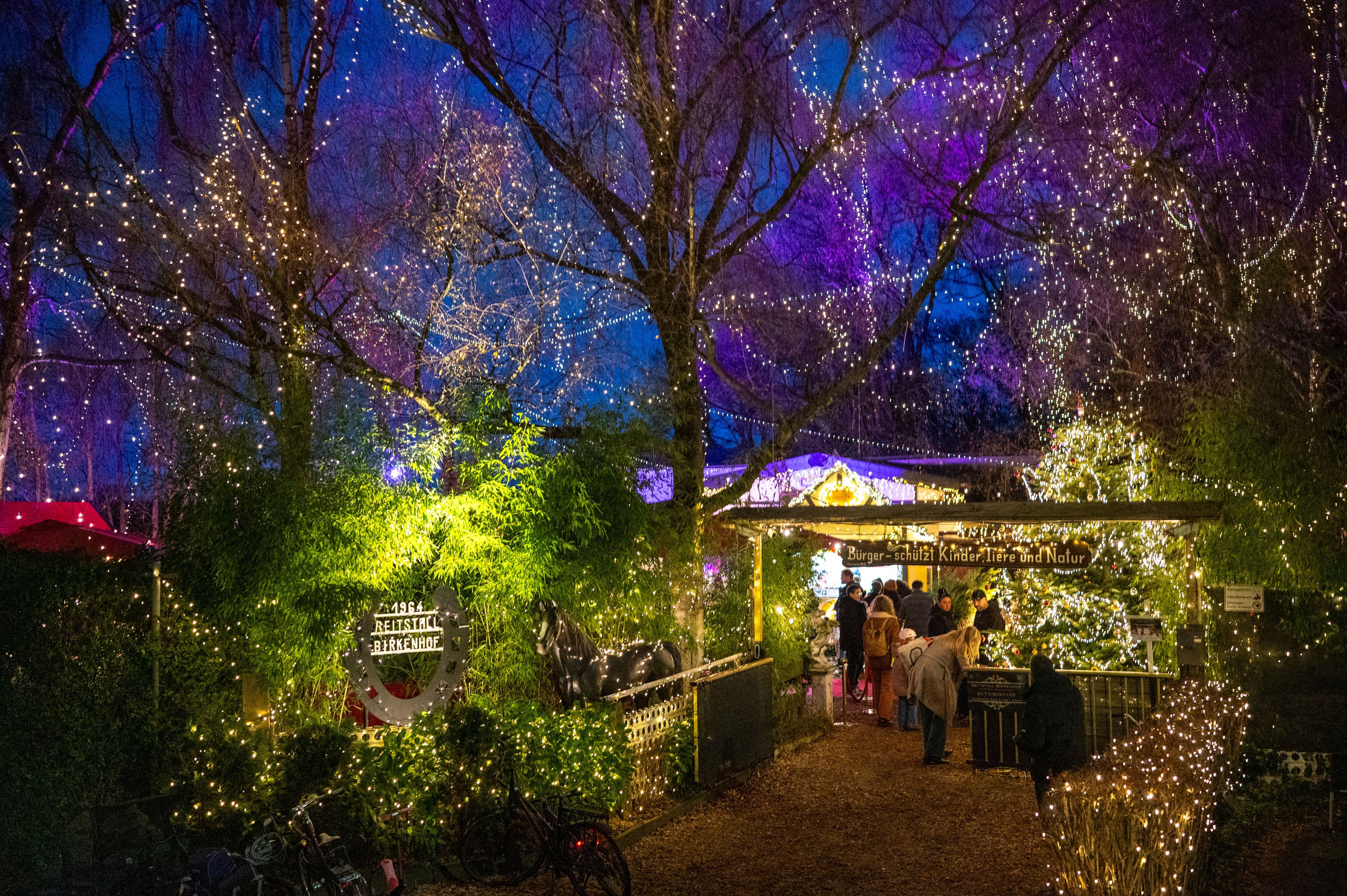Der Weihnachtsmarkt auf dem Reitstall Birkenhof. Hier soll nun auch ein Sommerfest stattfinden.