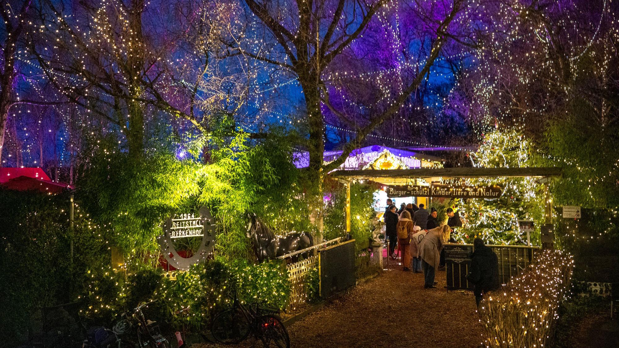 Der Weihnachtsmarkt auf dem Reitstall Birkenhof. Hier soll nun auch ein Sommerfest stattfinden.
