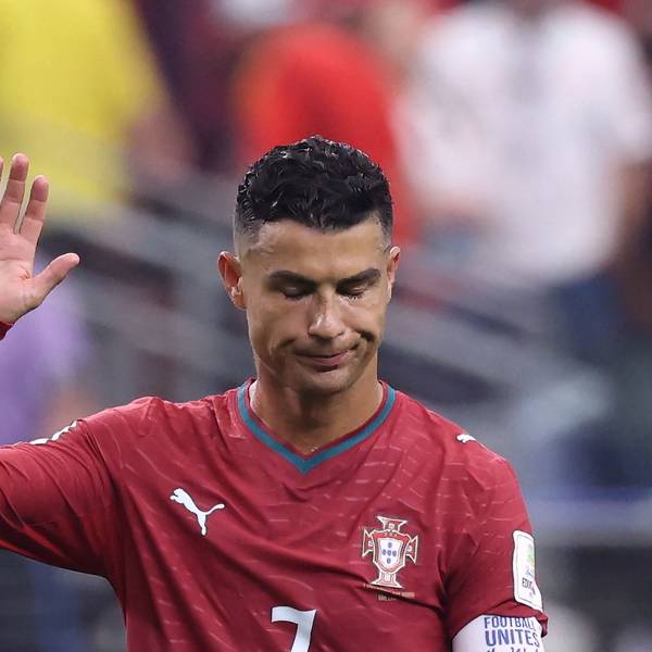 Cristiano Ronaldo winkt ab.