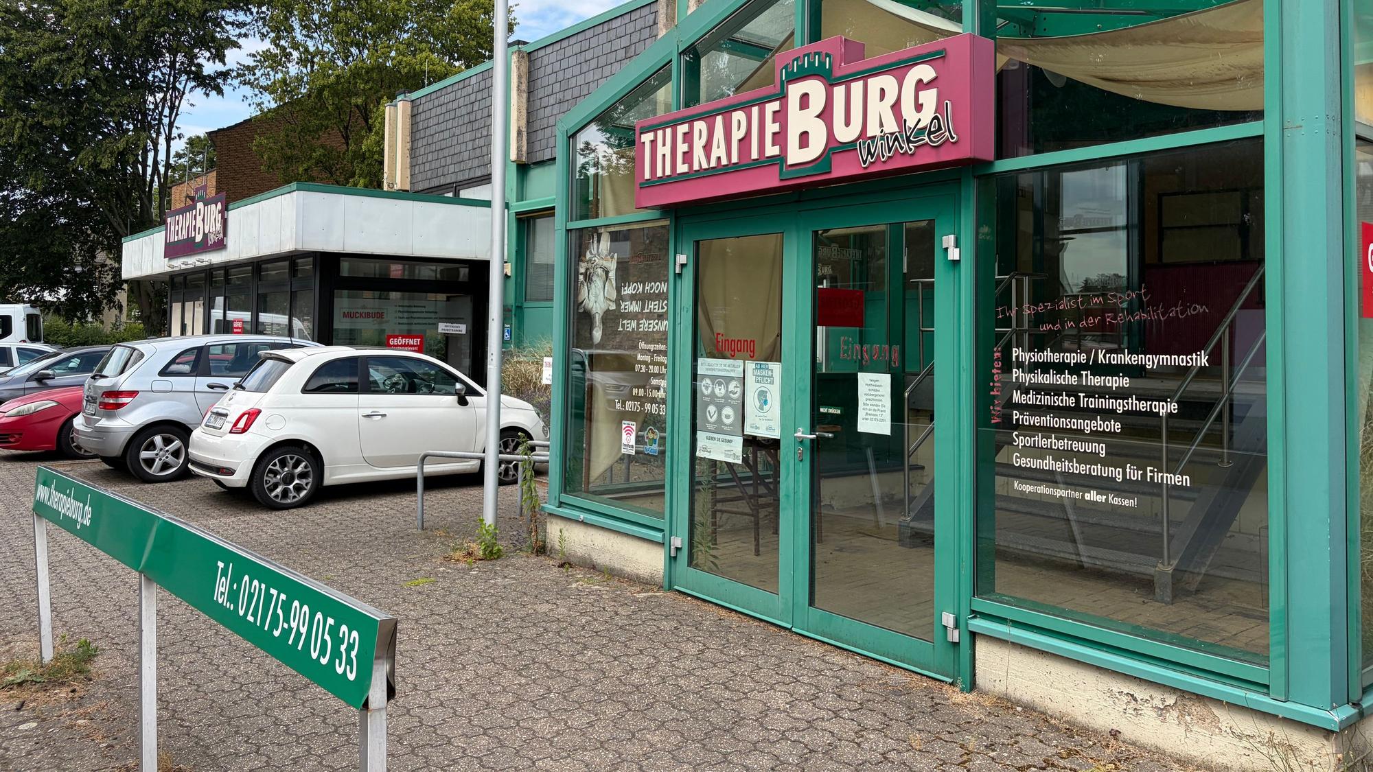 Die Praxis der „Therapieburg“ von Lars Burgwinkel war durch das Hochwasser 2021 zerstört worden.