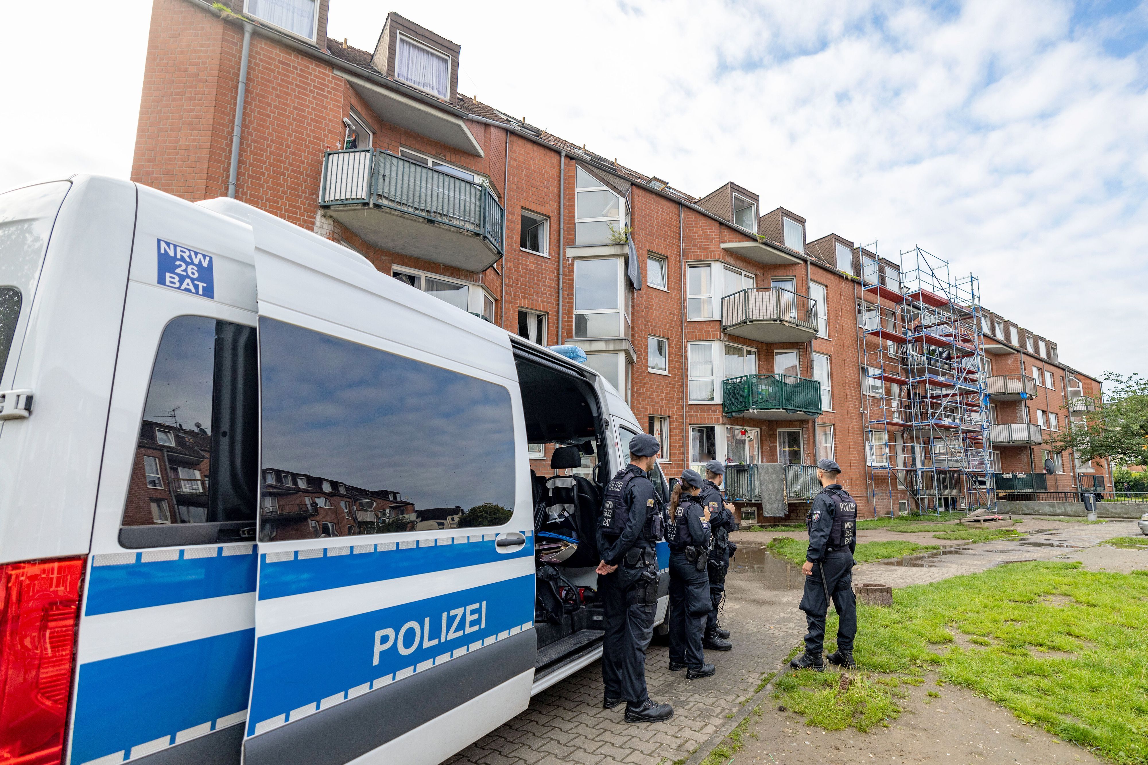 Kontrollen gegen Sozialleistungsbetrug gibt es in NRW immer wieder – wie hier in Duisburg.