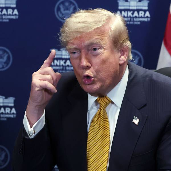 Ankara: US-Präsident Donald Trump spricht während eines Treffens mit Nato-Generalsekretär Rutte.
