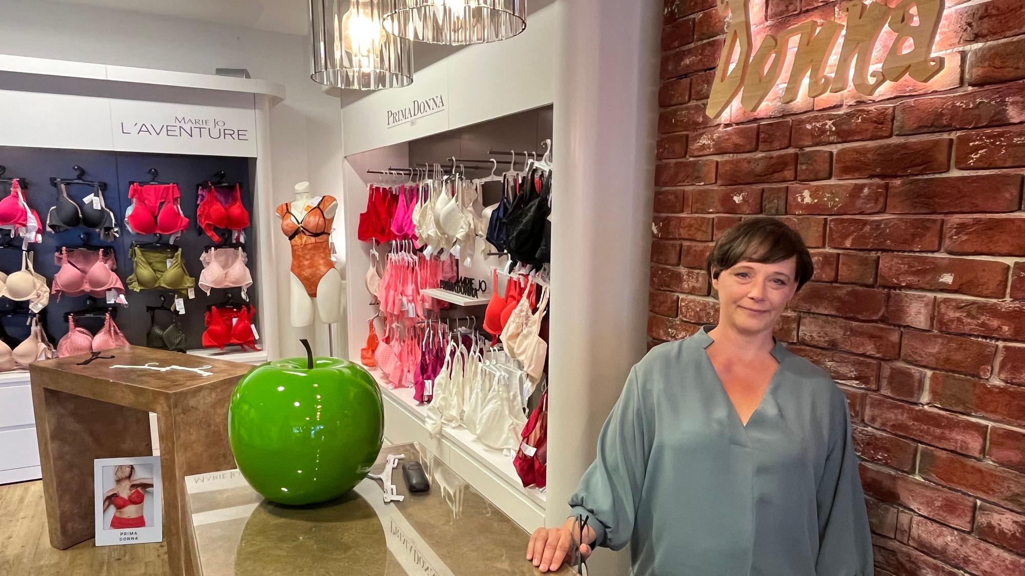 Carolina Hummel hat sich schweren Herzens entschlossen, das Dessous-Geschäft „Donna“ aufzugeben.