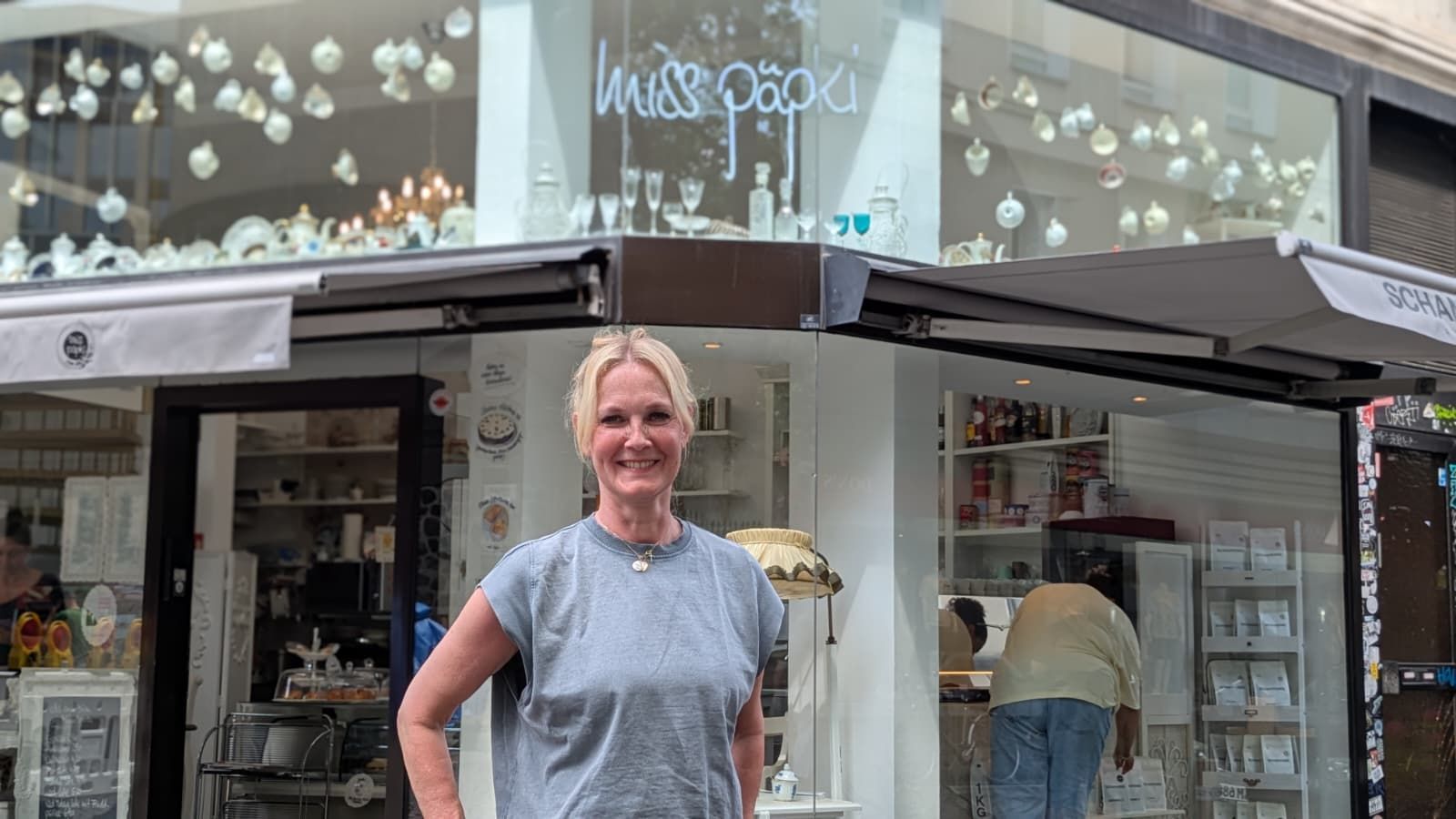 Claudia Papke ist mit ihrem Café „Miss Päpki“ vom Brüsseler Platz an den Rudolfplatz gezogen.