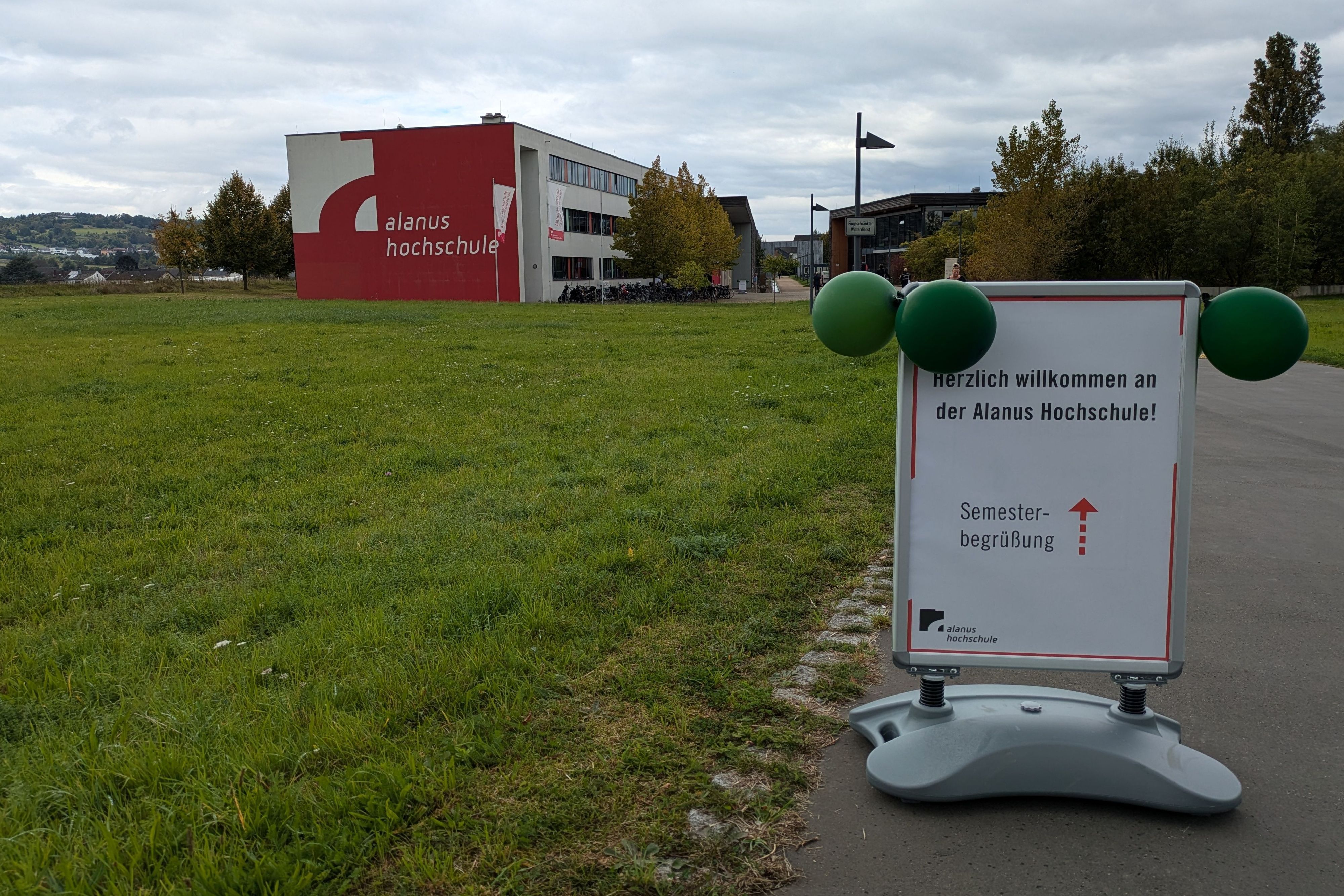 Erstsemersterbegrüßung auf dem Campus II im vergangenen Jahr.