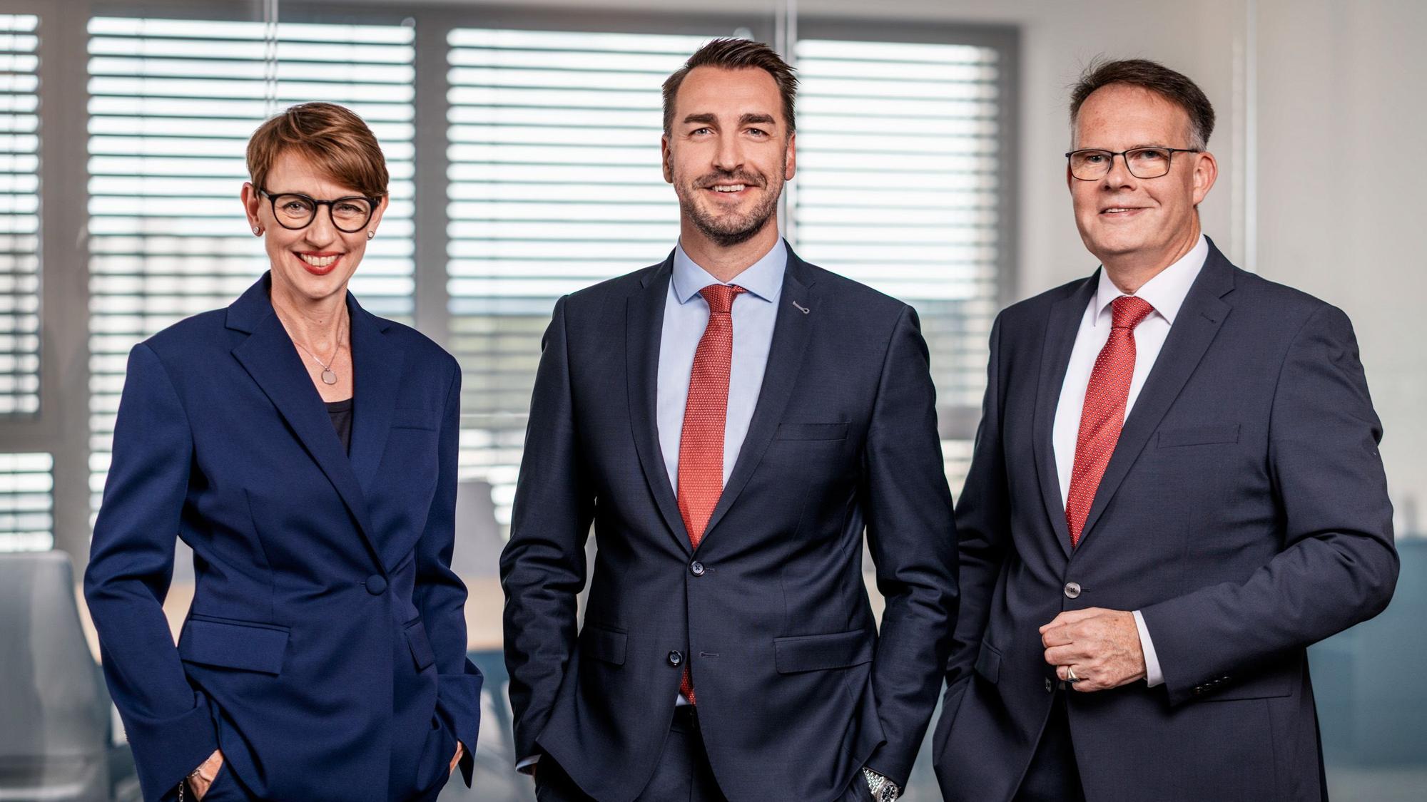 Der HGK-Vorstand: Susanne Pietsch, Steffen Bauer und Jens-Albert Oppe.