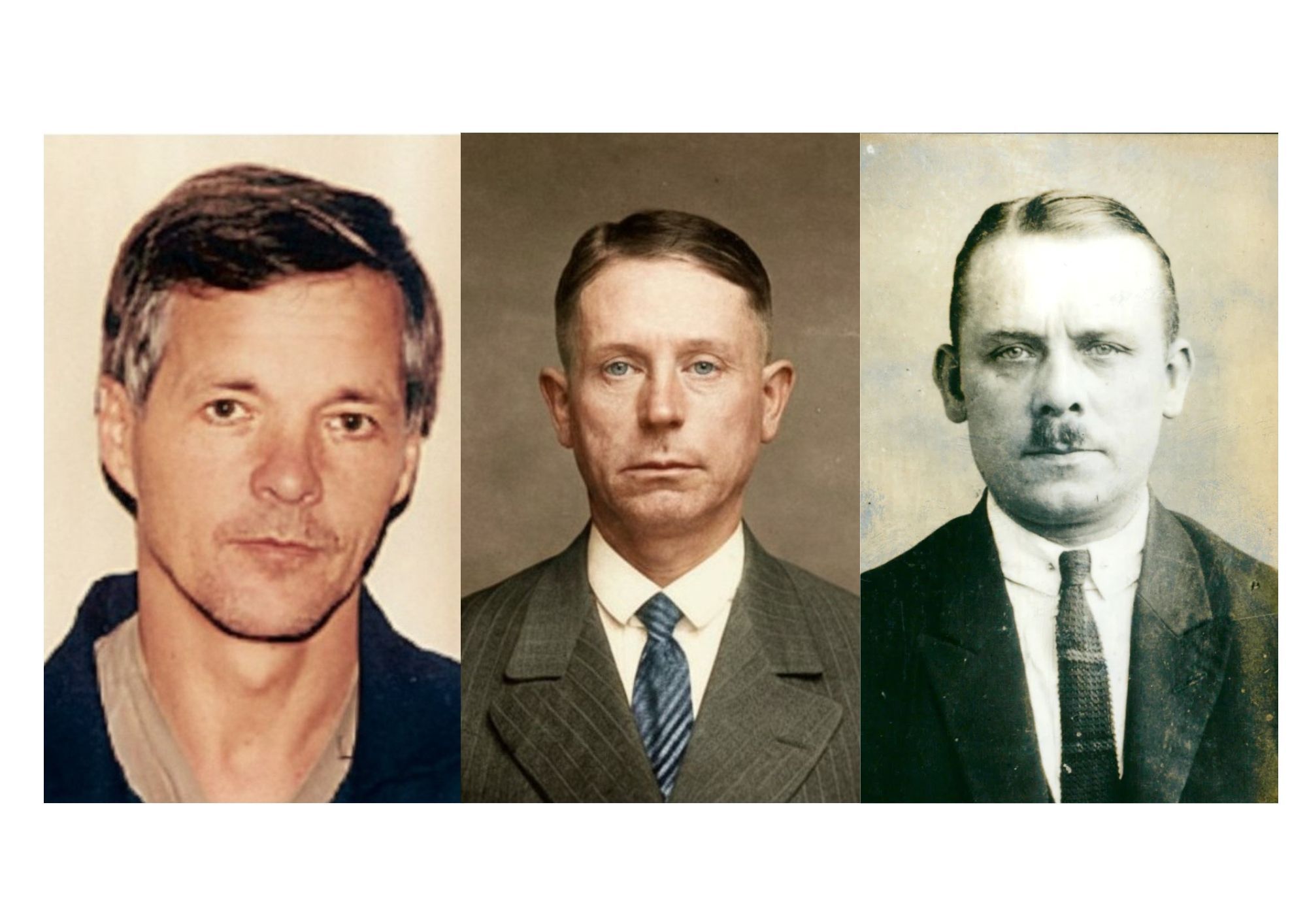 Meister der Täuschung: Die Serienmörder Jack Unterweger, Peter Kürten und Fritz Haarmann (v.l.)