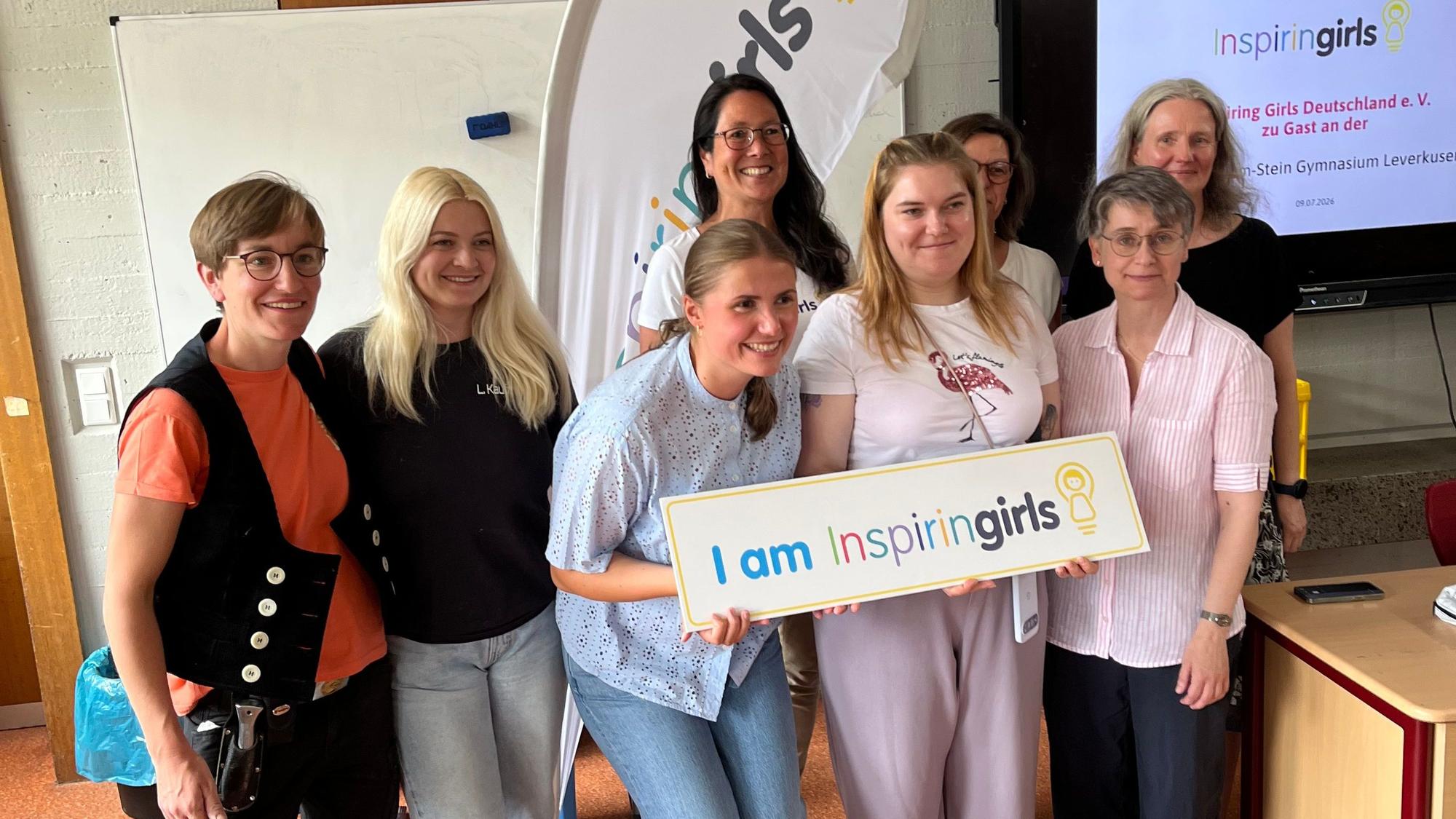Alle Beteiligten hoffen, dass der Inspiring-Girls-Tag am Freiherr-vom-Stein-Gymnasium auch in den kommenden Jahren bestehen bleibt.