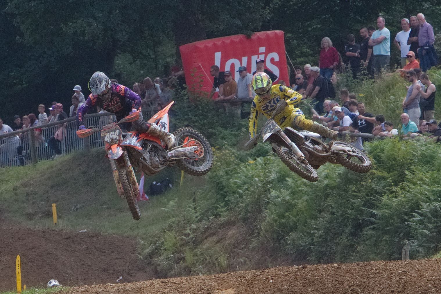 Rennszene aus dem Motocross