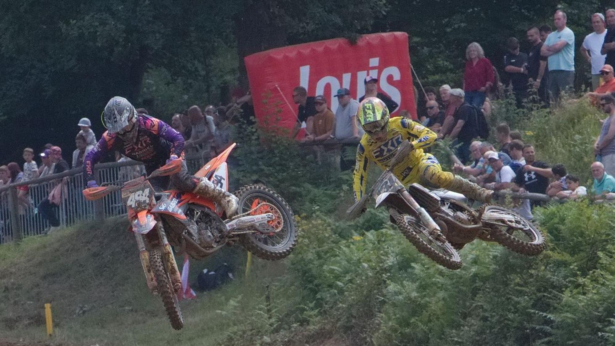 Rennszene aus dem Motocross