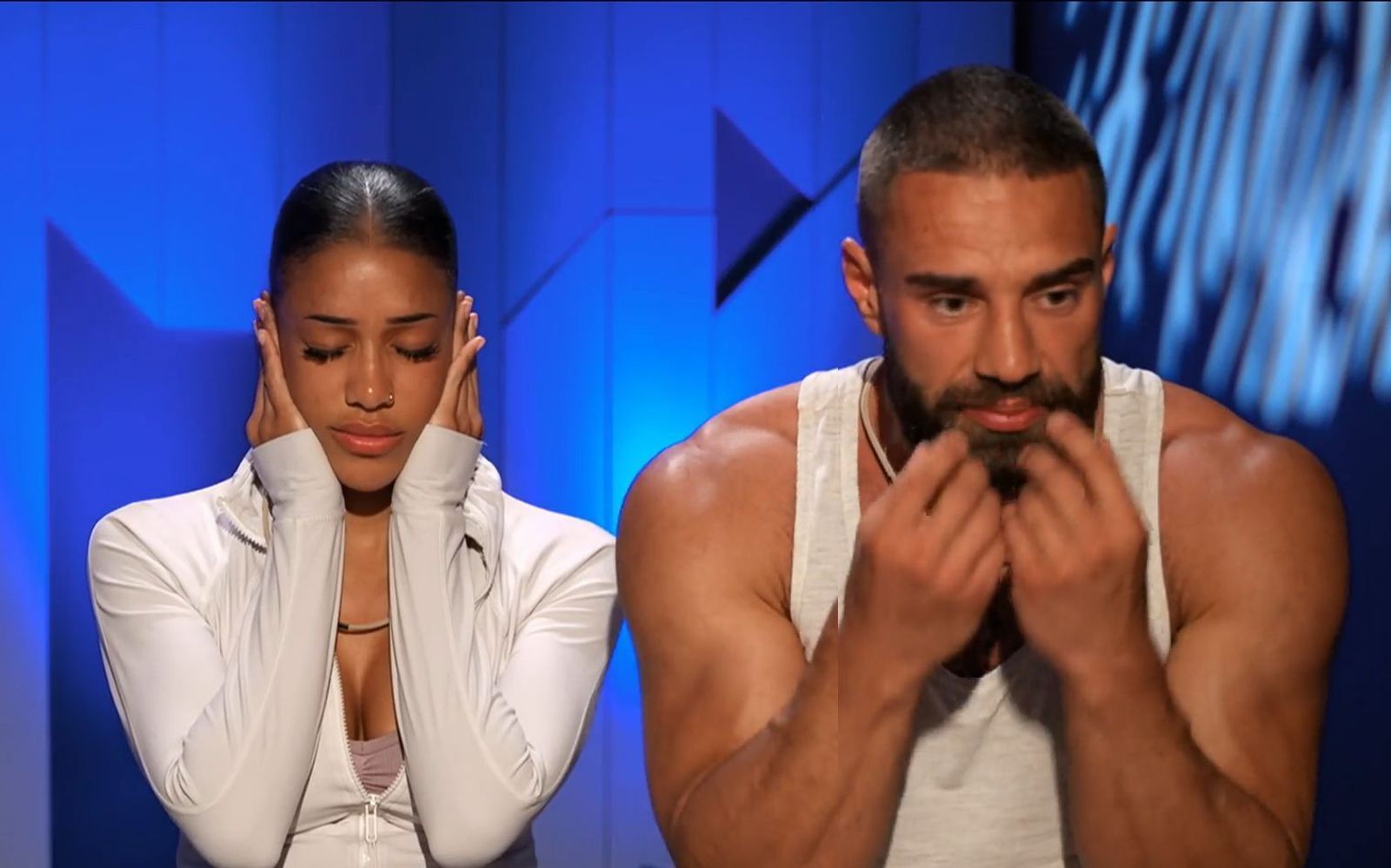 Vanessa und Aleks verstehen sich absolut nicht mehr, funktionieren im Spiel aber gut.  (Bild: RTL)