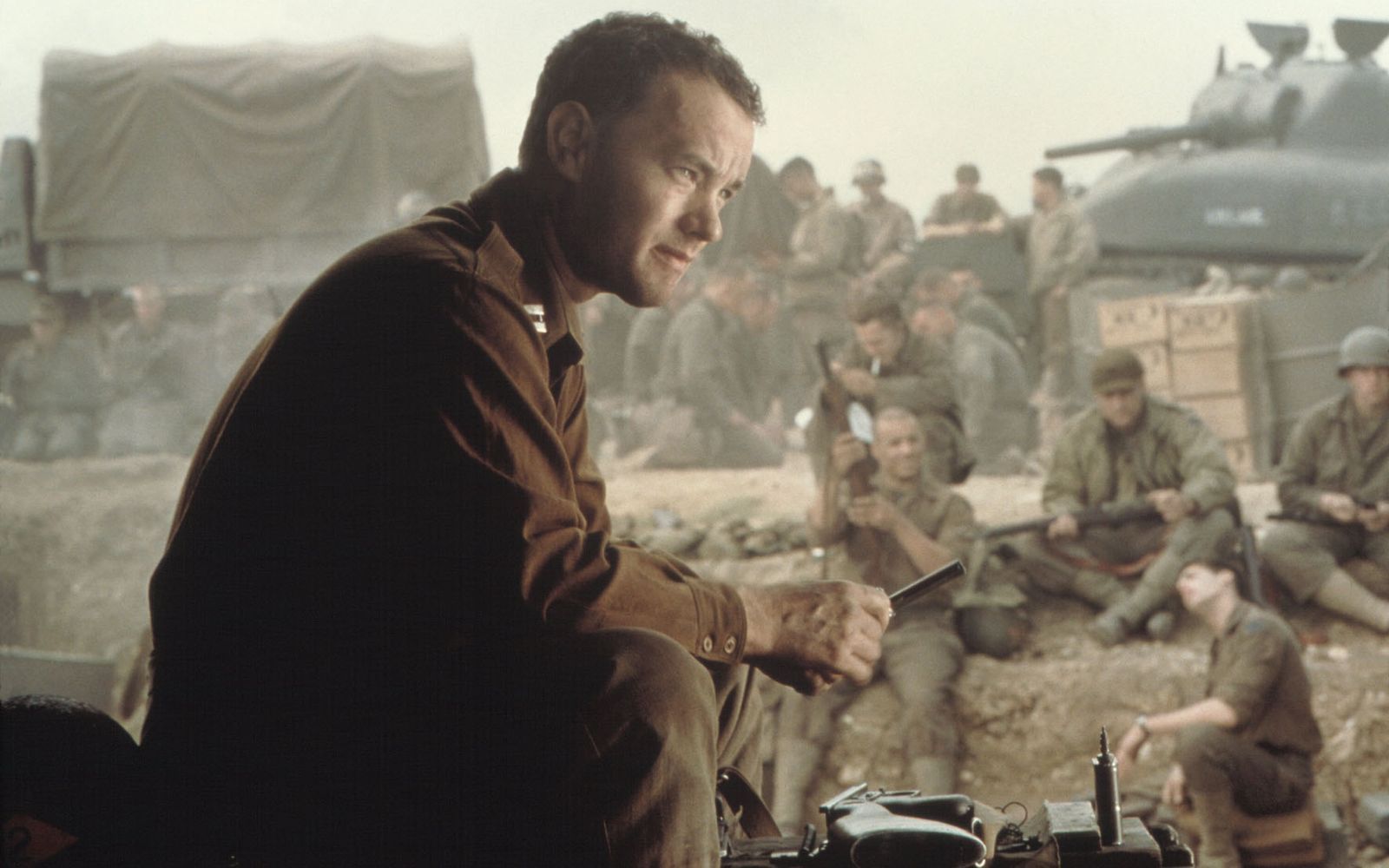 Der stilbildende Kriegsfilm „Der Soldat James Ryan“ war 1998 der erste Film, den Tom Hanks unter der Regie von Steven Spielberg drehte - der Beginn einer fruchtbaren Zusammenarbeit. (Bild: Paramount)